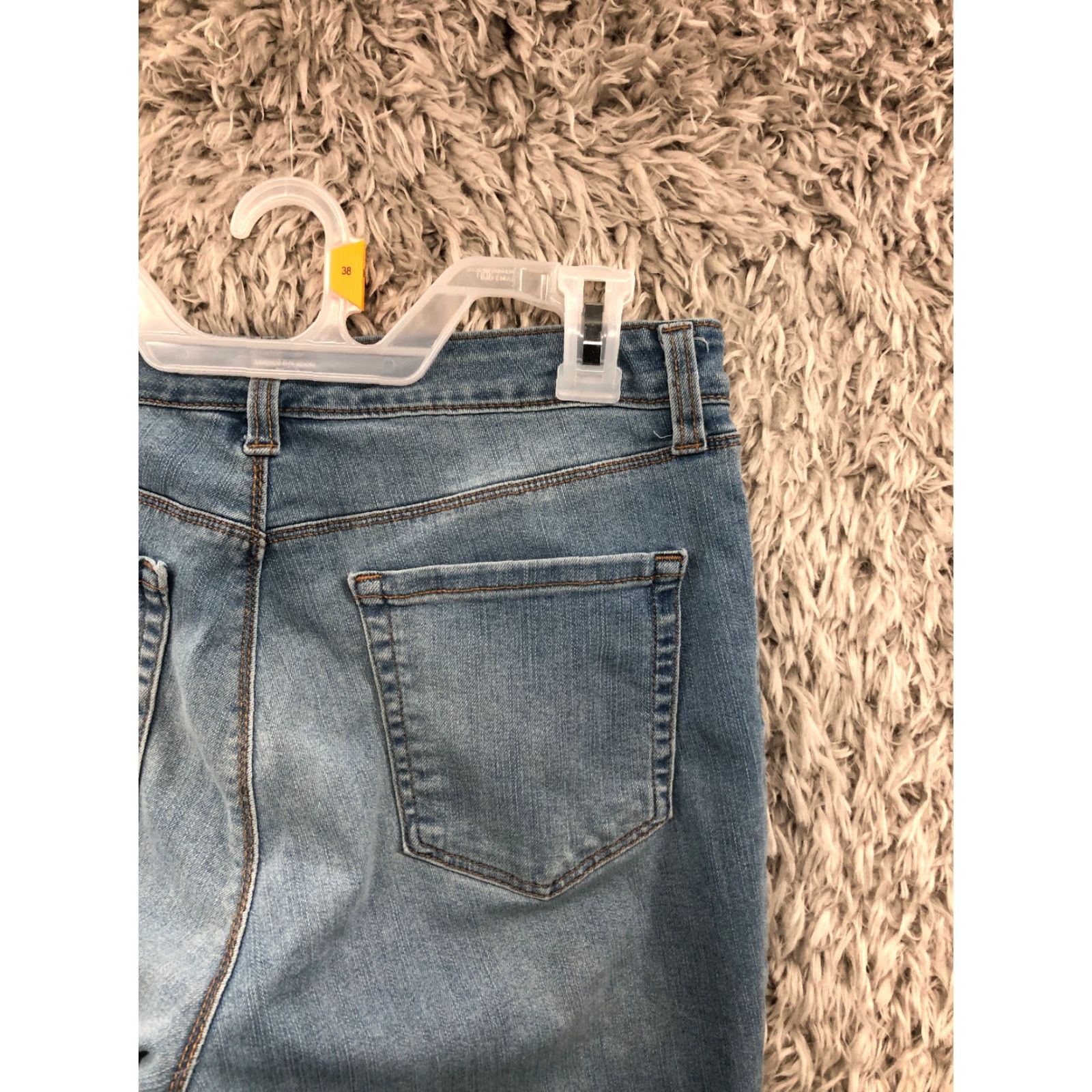 Vintage Style & Co Jeans Skinny Dark Wash Mid Rise 8 Womens Denim Blue 28 Inseam 5-Pocket Regular Size 8 Jeans Womens Size 30" / US 8 / IT 44 - 6 Thumbnail