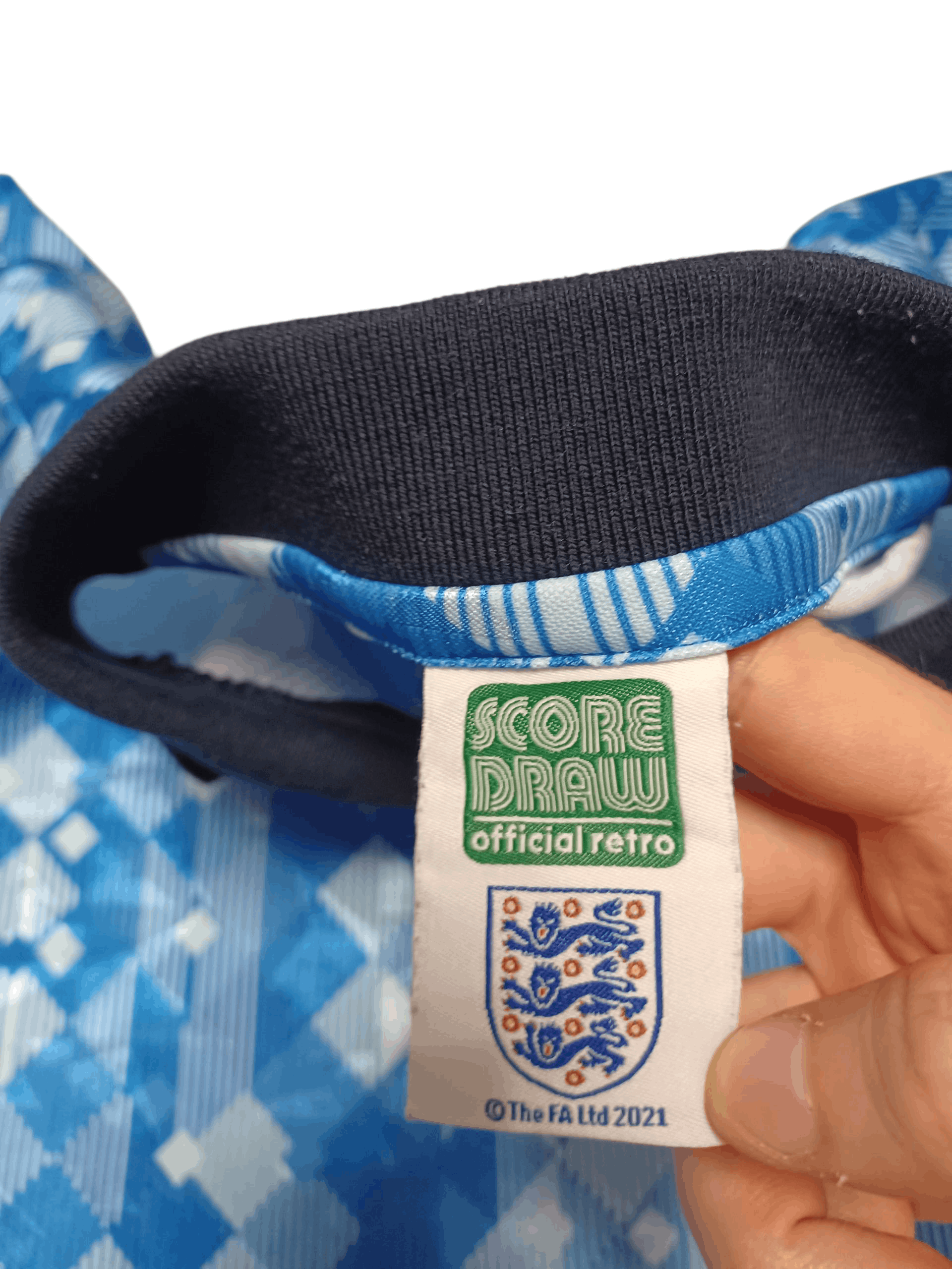 Other ENGLAND VINTAGE SCORE DRAW FIRE SOCCER JERSEY Size US M / EU 48-50 / 2 - 4 Thumbnail