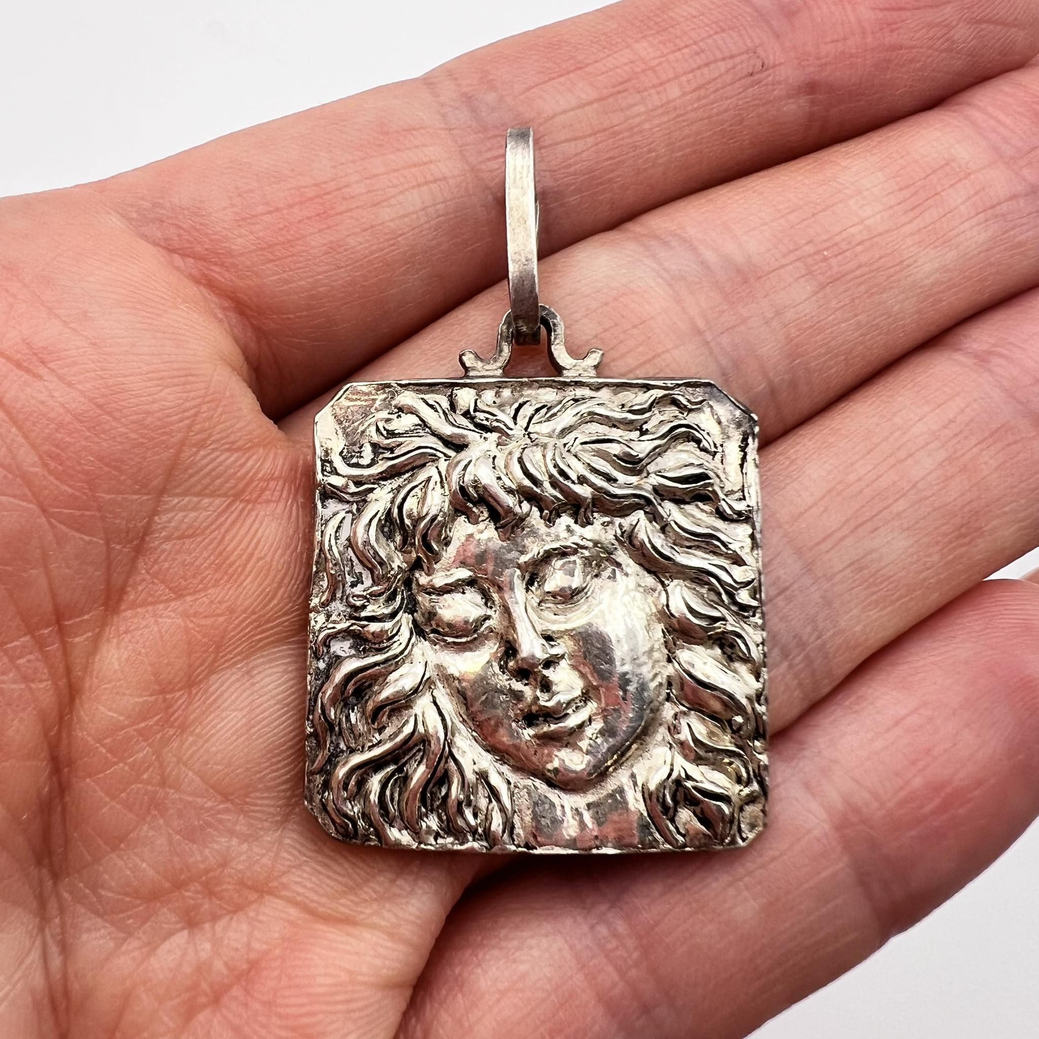 Sterling Silver Vintage Sterling Silver 925 Women's Jewelry Pendant Italy Size ONE SIZE - 3 Thumbnail