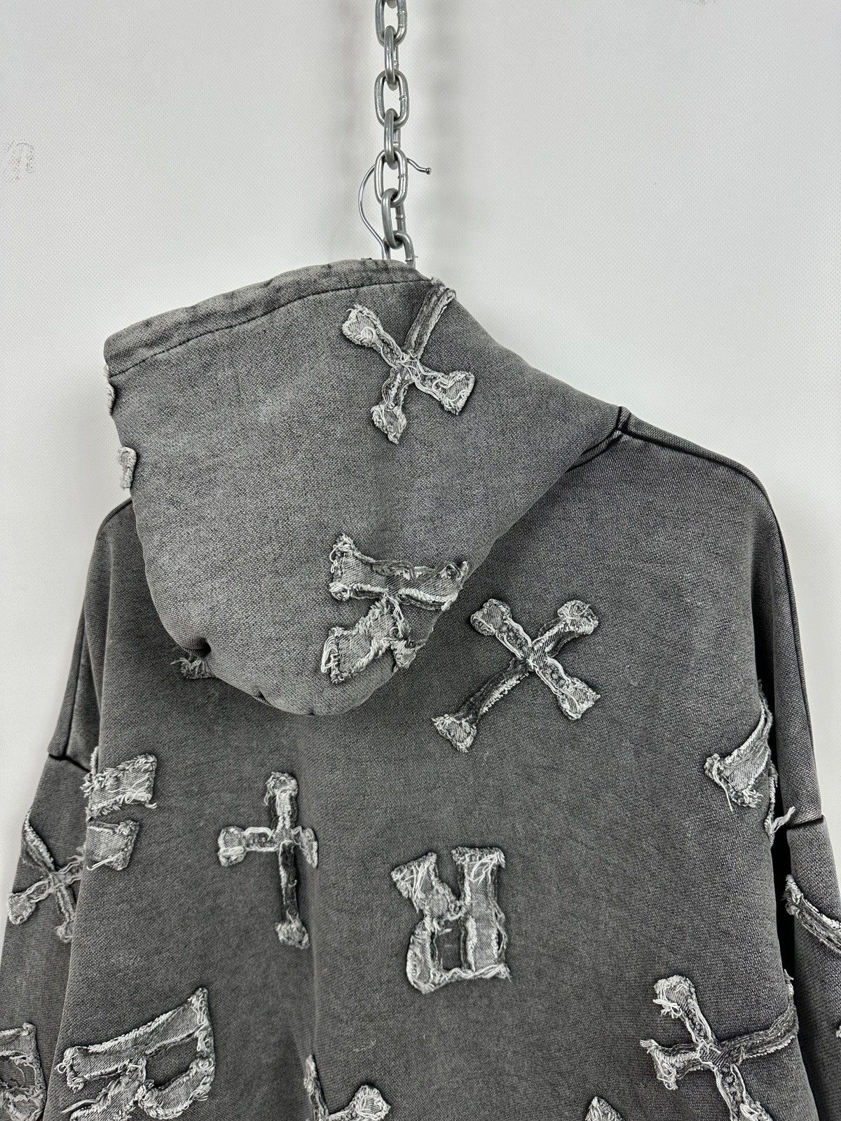 Racer Worldwide Racer Worldwide Washed Patch Cross Oversized Hoodie Size US M / EU 48-50 / 2 - 24 Thumbnail
