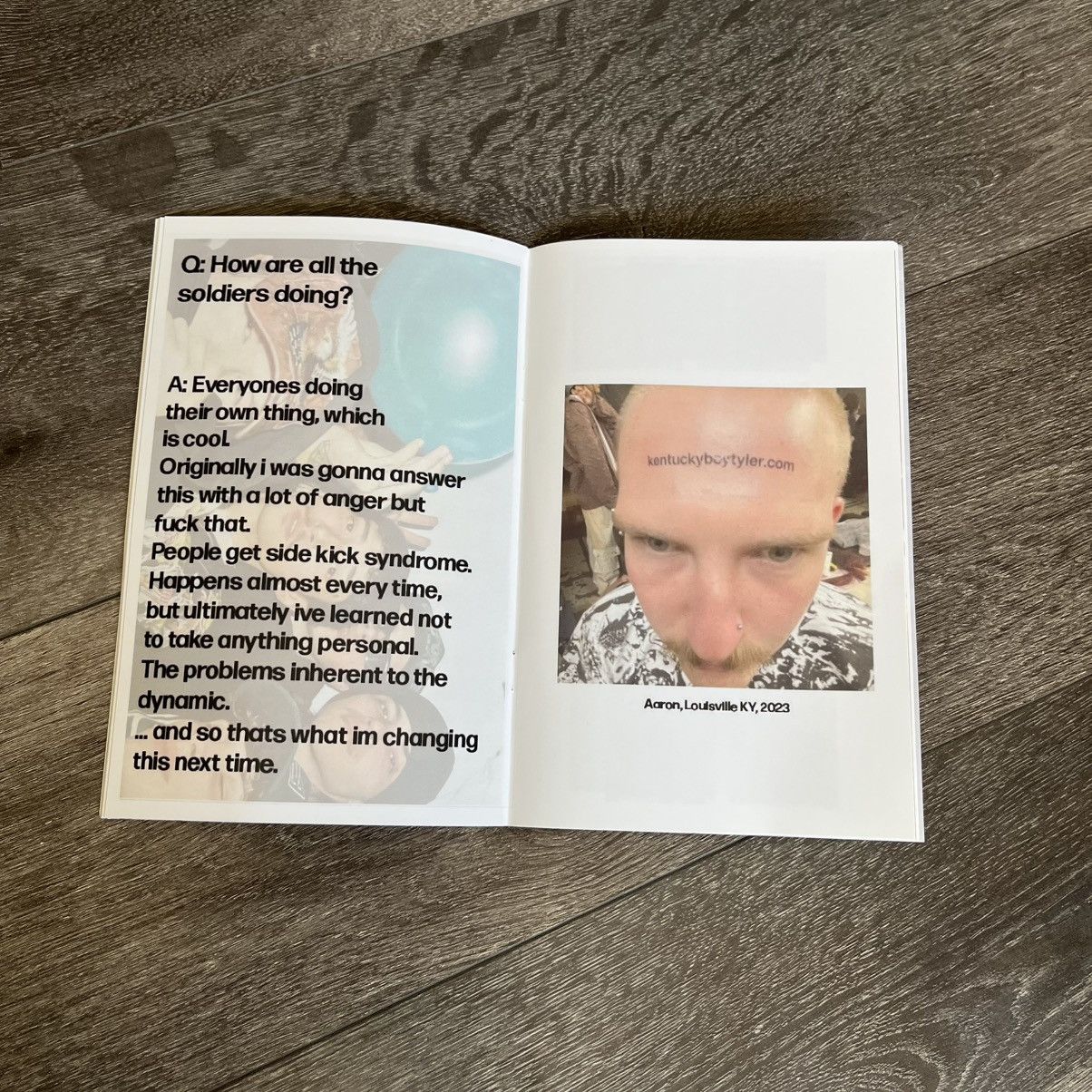 Kentucky Boy Tyler Kentucky Boy Tyler Lookbook Magazine Guide Zine Unreleased Size ONE SIZE - 4 Thumbnail