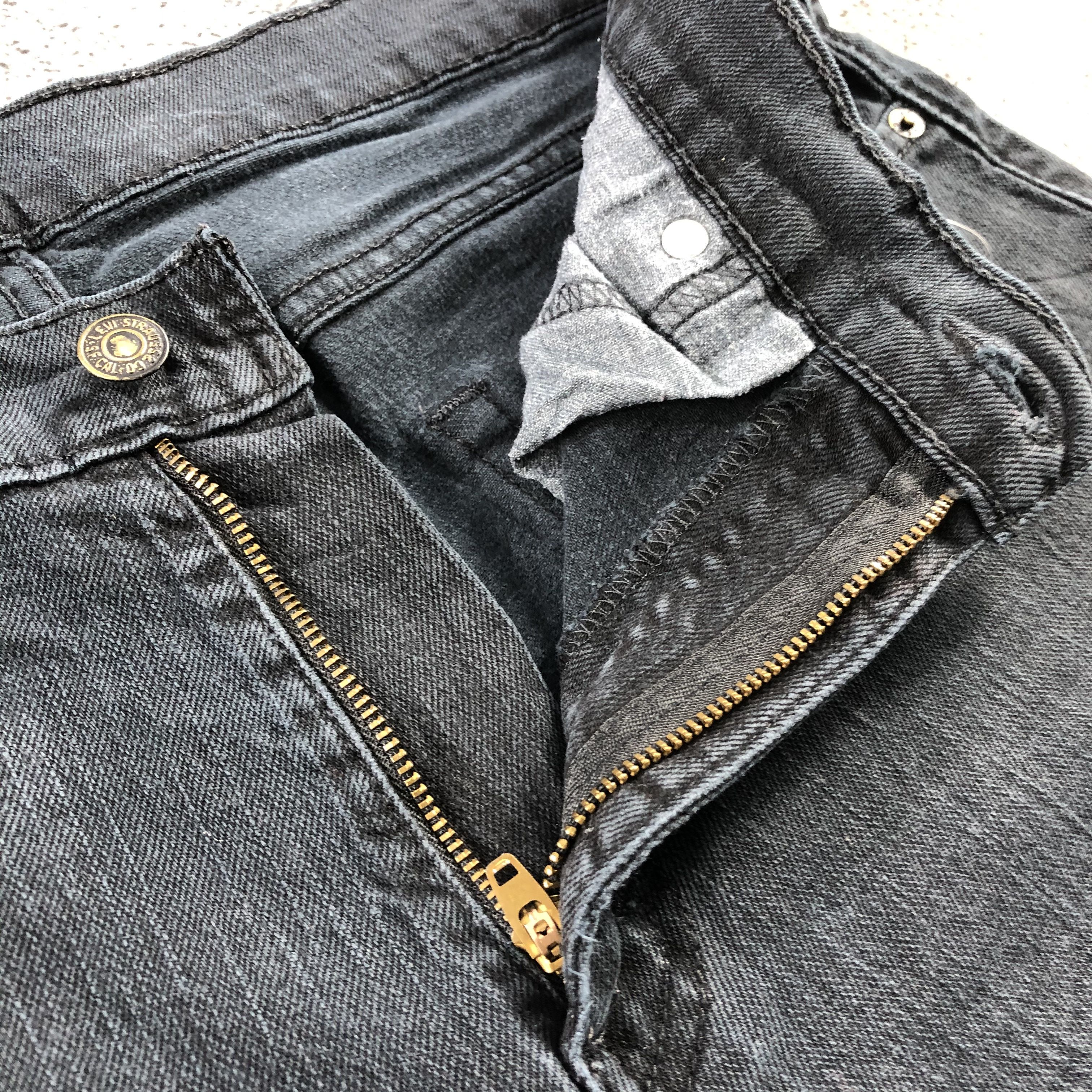 Levi's Levis 511 Jeans Faded Black Denim KJ943 Size US 34 / EU 50 - 10 Thumbnail