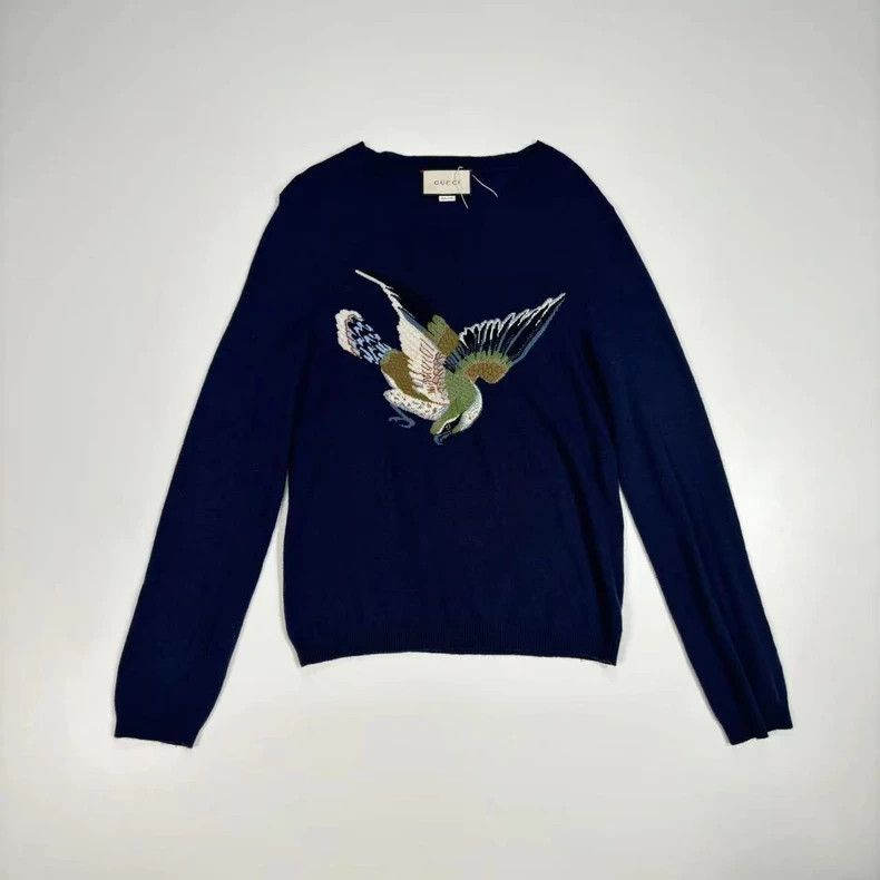 Gucci Gucci Embroidered patterned knitted hoodies 2503-Nextarrow Size US S / EU 44-46 / 1 - 1 Thumbnail
