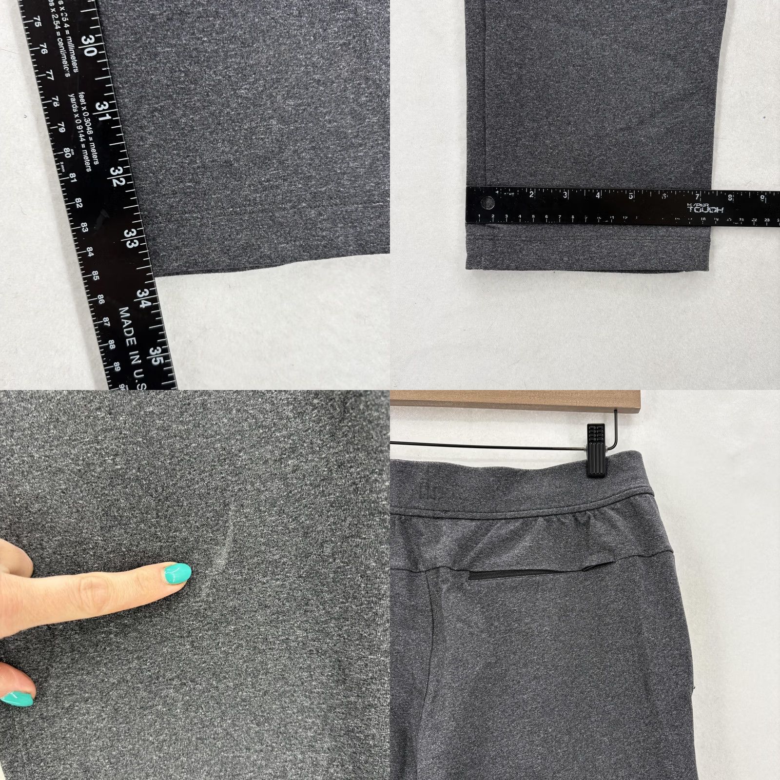 Lululemon Lululemon Discipline Pants Mens M Gray Jersey Zip Pocket Athletic Gym Yoga Size US M / EU 48-50 / 2 - 8 Thumbnail