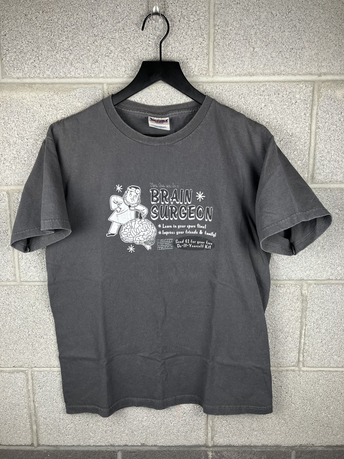 Vintage Vintage Y2K DIY Brain Surgeon Graphic Tee Size US M / EU 48-50 / 2 - 1 Thumbnail