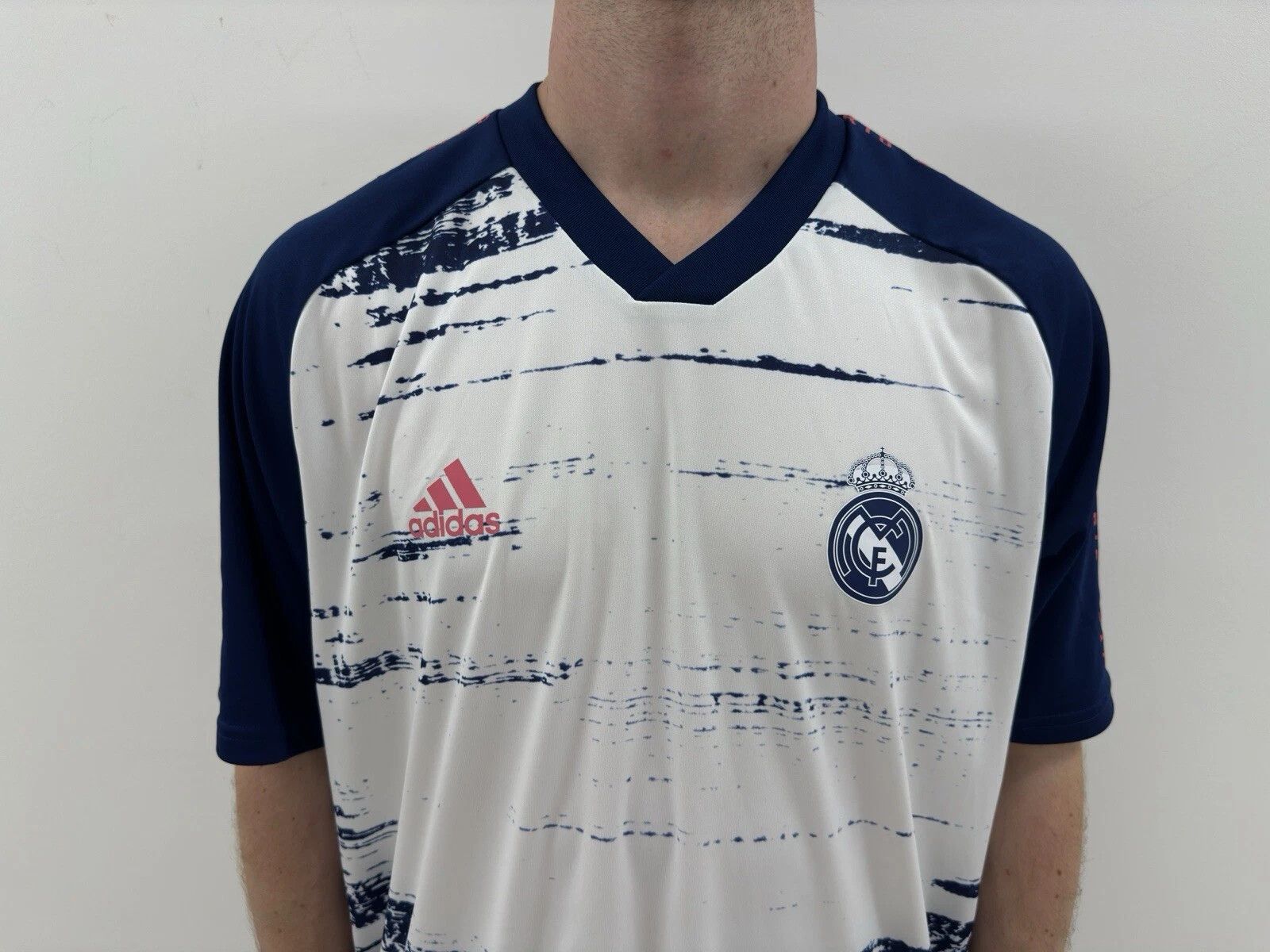 Adidas Real Madrid 2020 Pre Match Jersey Shirt Soccer Adidas Mens Size US XL / EU 56 / 4 - 2 Thumbnail