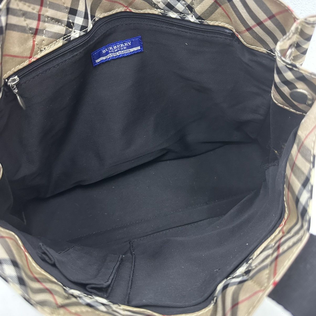 Burberry ‼️YES‼️AUTHENTIC BURBERRY BLUE LABEL NOVA CHECK CARRY TOTE BAG Size ONE SIZE - 9 Thumbnail