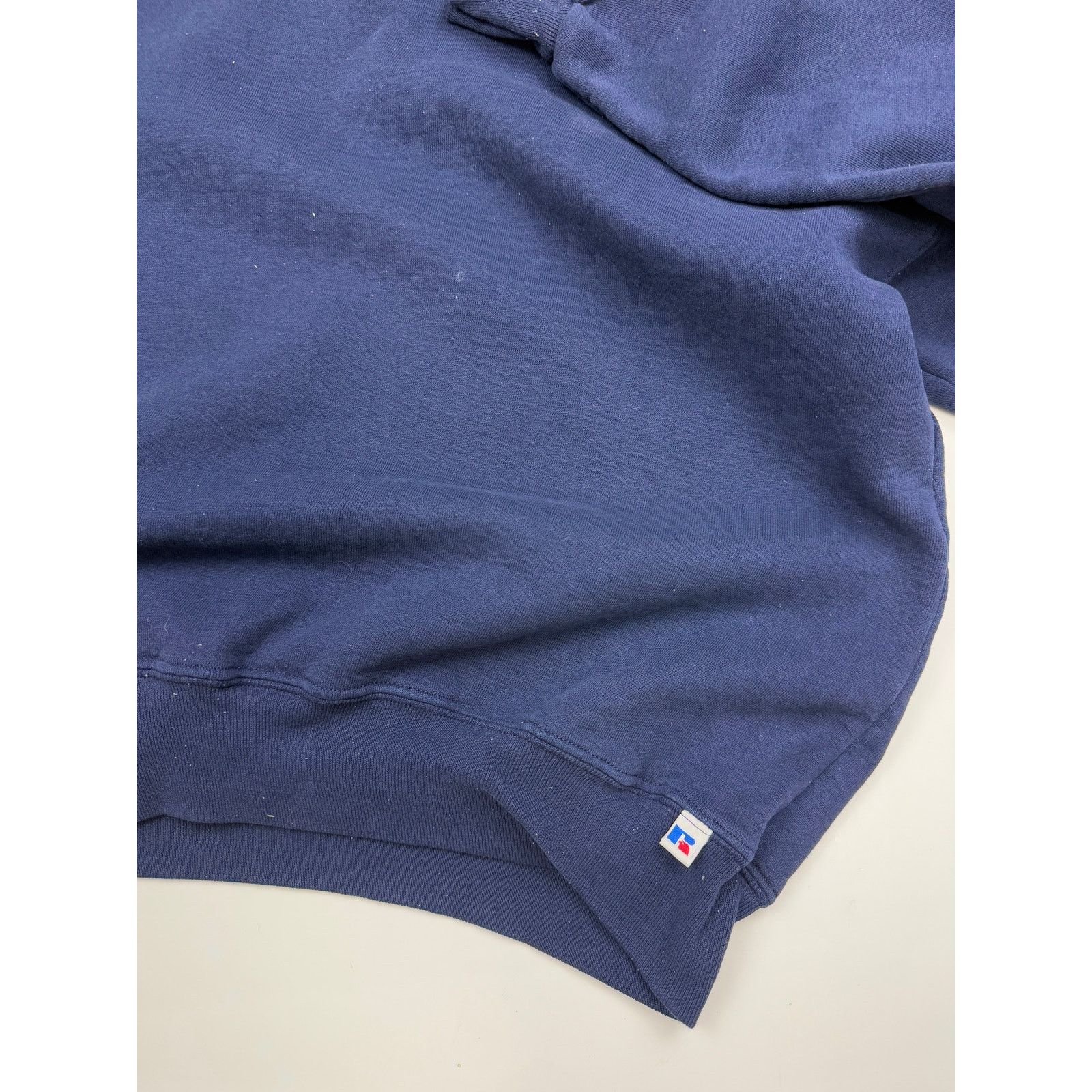 Vintage Vintage Russell Athletic 1/2 Zip Sweatshirt XL Navy Blue Size US XL / EU 56 / 4 - 6 Thumbnail
