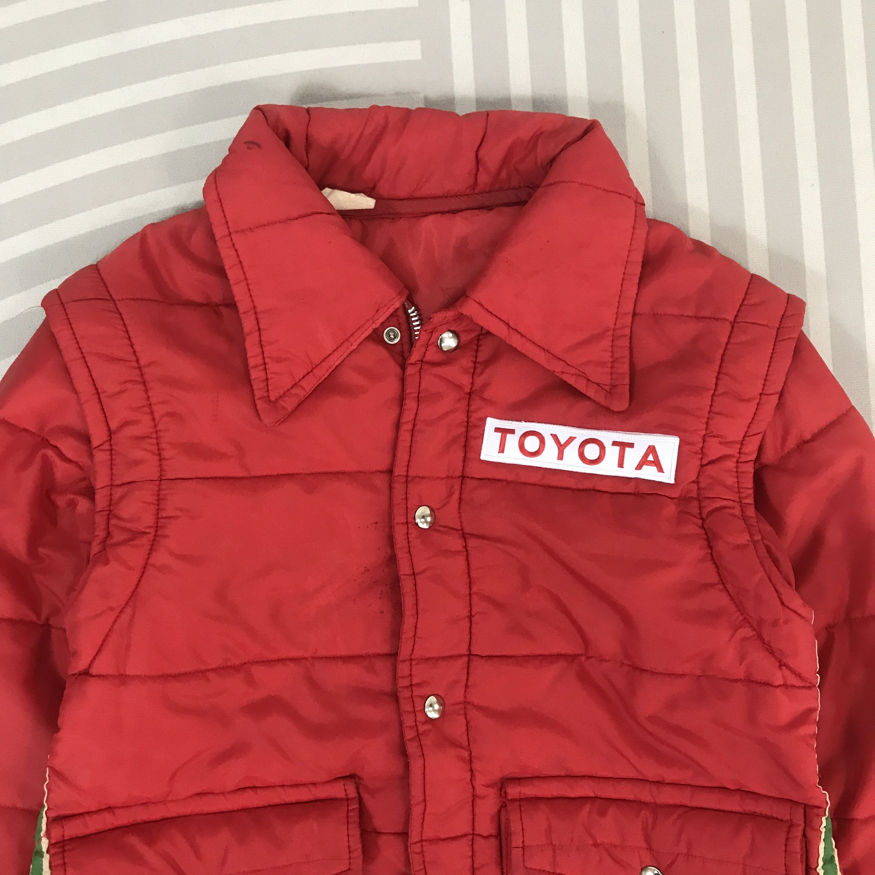 Japanese Brand Vintage Toyota Racing quilted style custom Jacket Size US L / EU 52-54 / 3 - 2 Thumbnail
