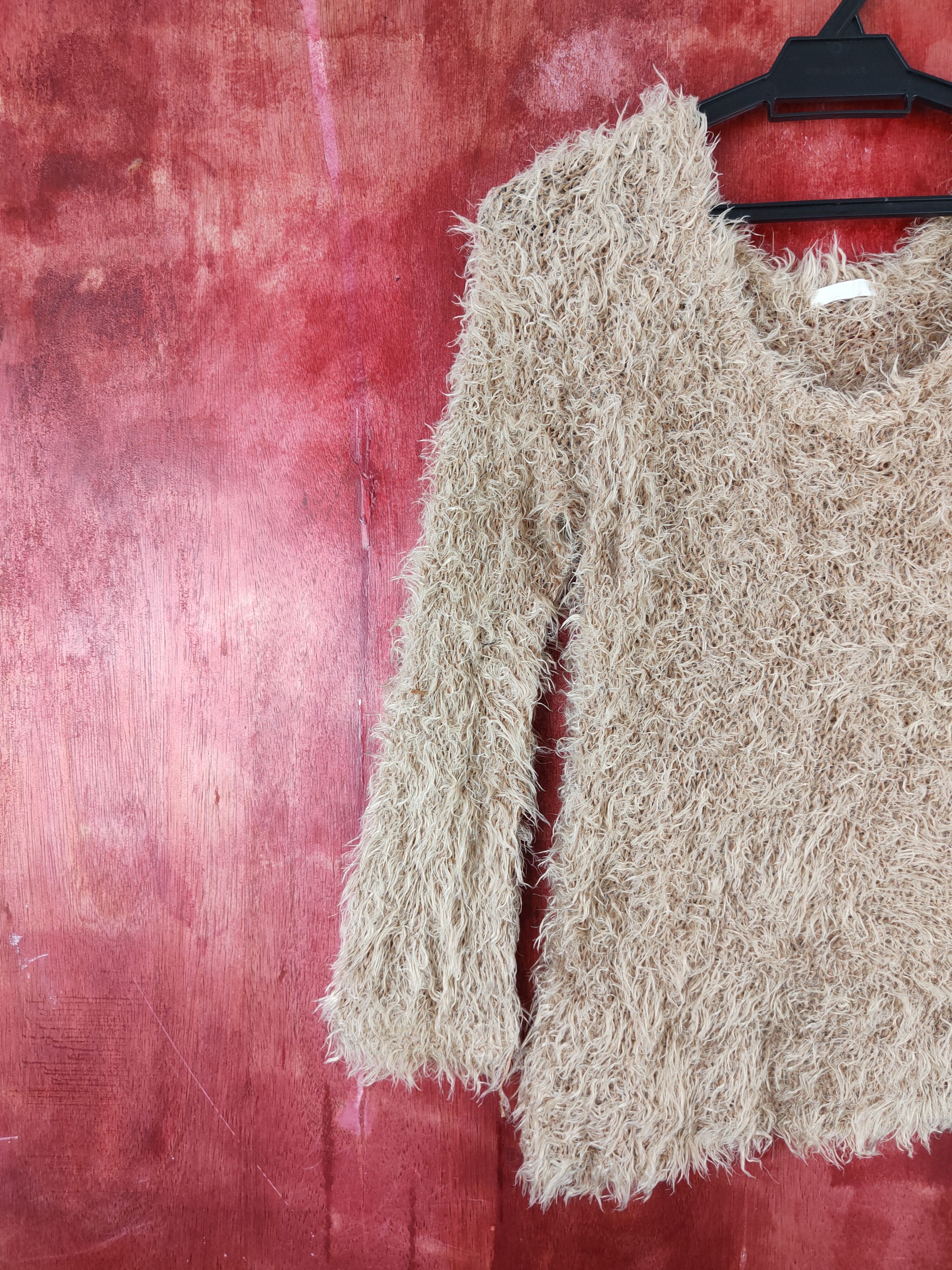 Homespun Knitwear × Japanese Brand Japanese Brand Brown Shag Shaggy Fur Mohair Knitwear #S2026 Size S / US 4 / IT 40 - 3 Thumbnail