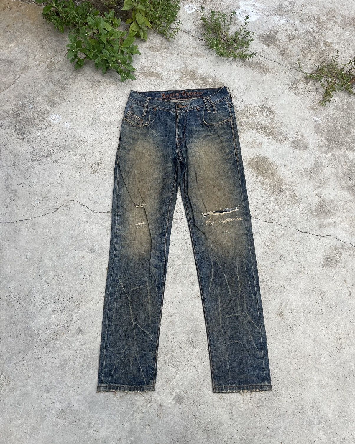 Image of Archival Clothing x Levis Vintage Levis Copper Distressed Jeans in Blue, Men's (Size 31)