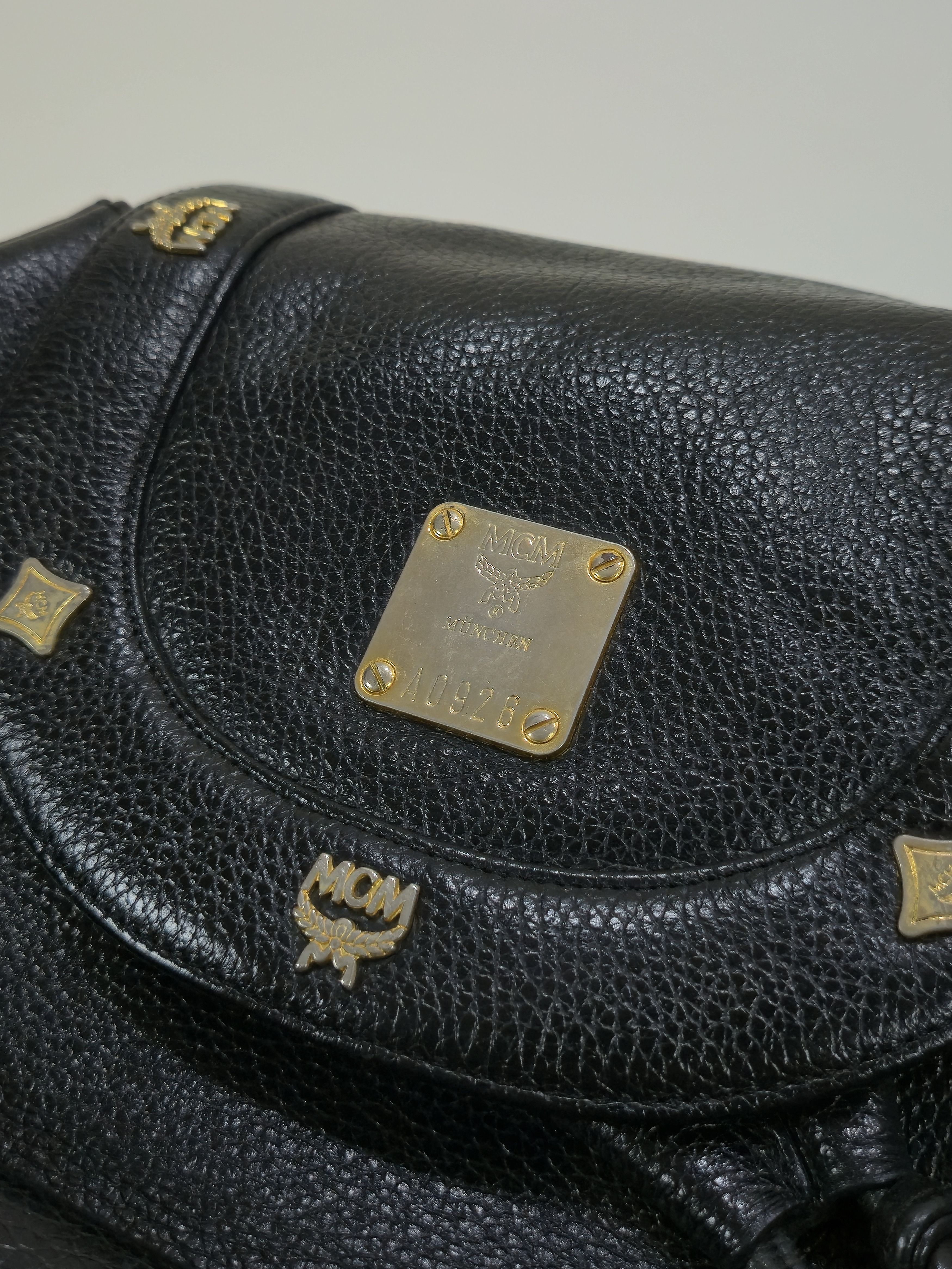 MCM Vintage MCM Gold Hardware Backpack / Bag Size ONE SIZE - 2 Thumbnail