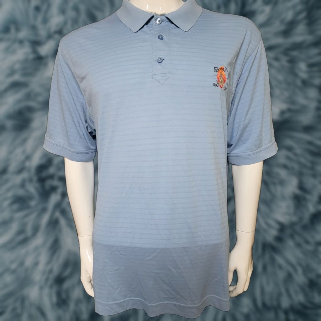 Cutter & Buck Cutter & Buck Polo Shirt Falcon's Fire Golf Club Kissimmee FL Blue L Short Sleeve Polo Men Size US L / EU 52-54 / 3 - 1 Thumbnail