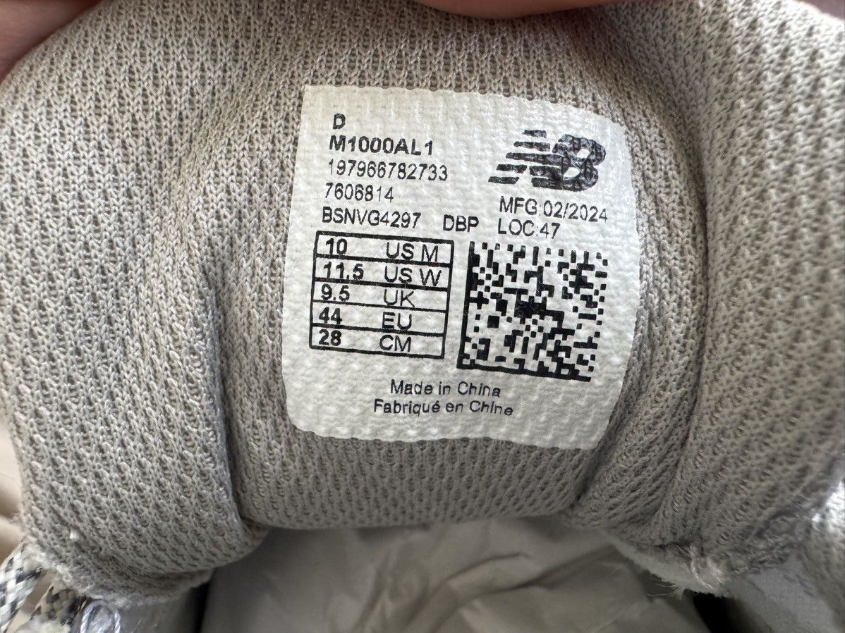 Aime Leon Dore × New Balance Aime Leon Dore x New Balance 1000 Sneakers - Gray Size 10 Size US 10 / EU 43 - 9 Thumbnail