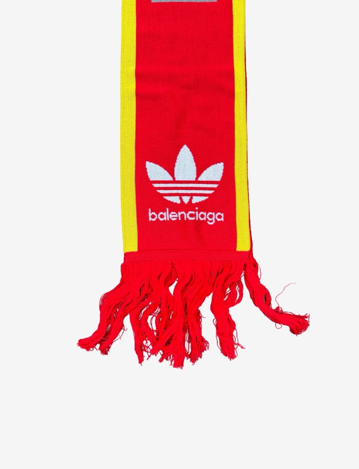 Balenciaga Balenciaga Adidas Soccer Logo Scarf Red Size ONE SIZE - 4 Thumbnail