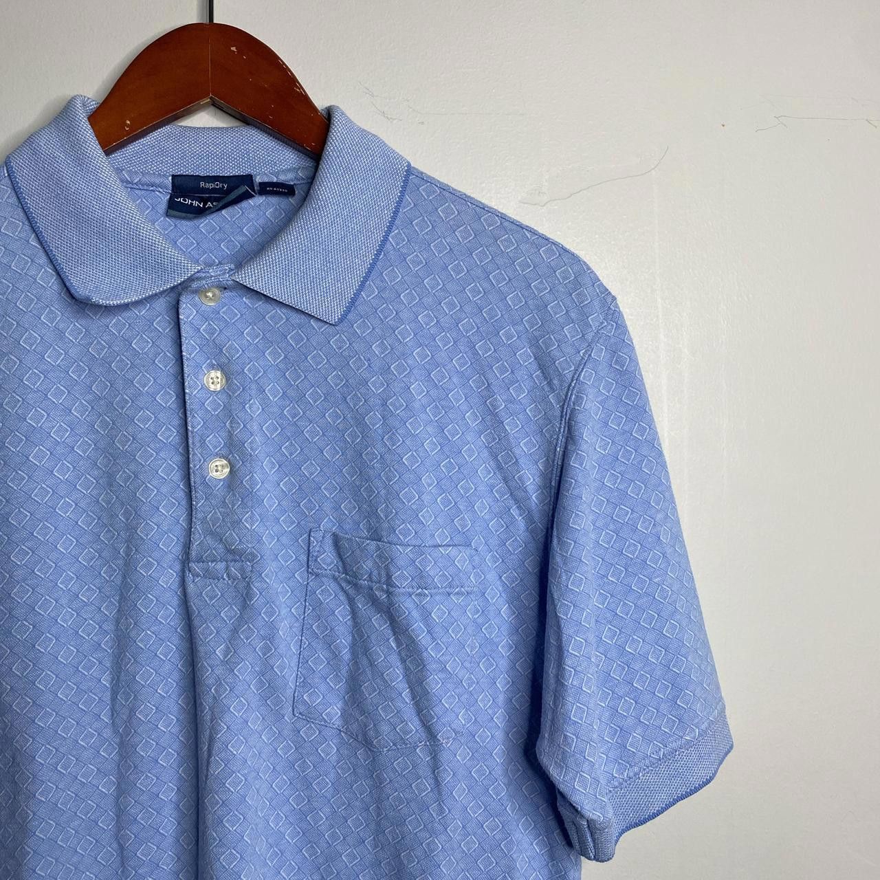 Vintage Vintage Blue Polo Shirt Size Medium Size US M / EU 48-50 / 2 - 2 Thumbnail