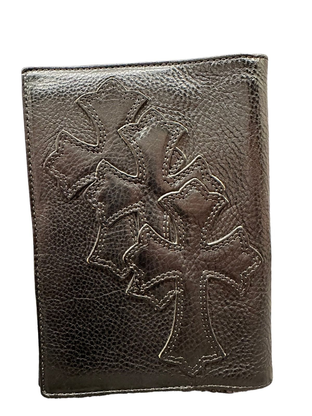 Chrome Hearts CHROME HEARTS LEATHER ZIP WALLET | Grailed