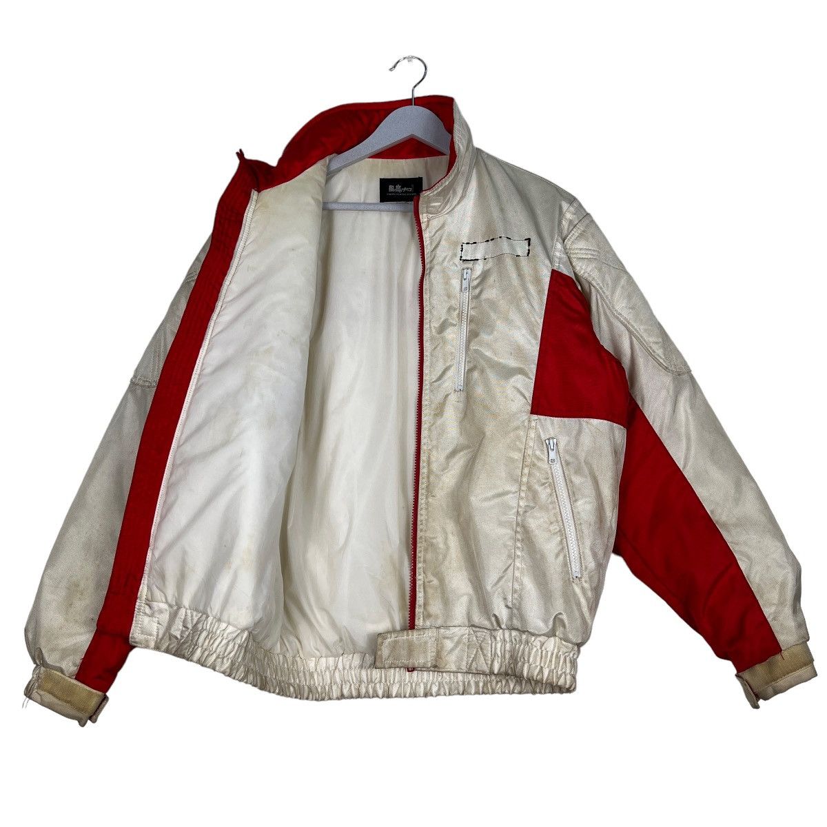 Japanese Brand 🔥 VINTAGE FUMA PLUS SPORTS RACING BOMBER JACKET Size US L / EU 52-54 / 3 - 9 Thumbnail