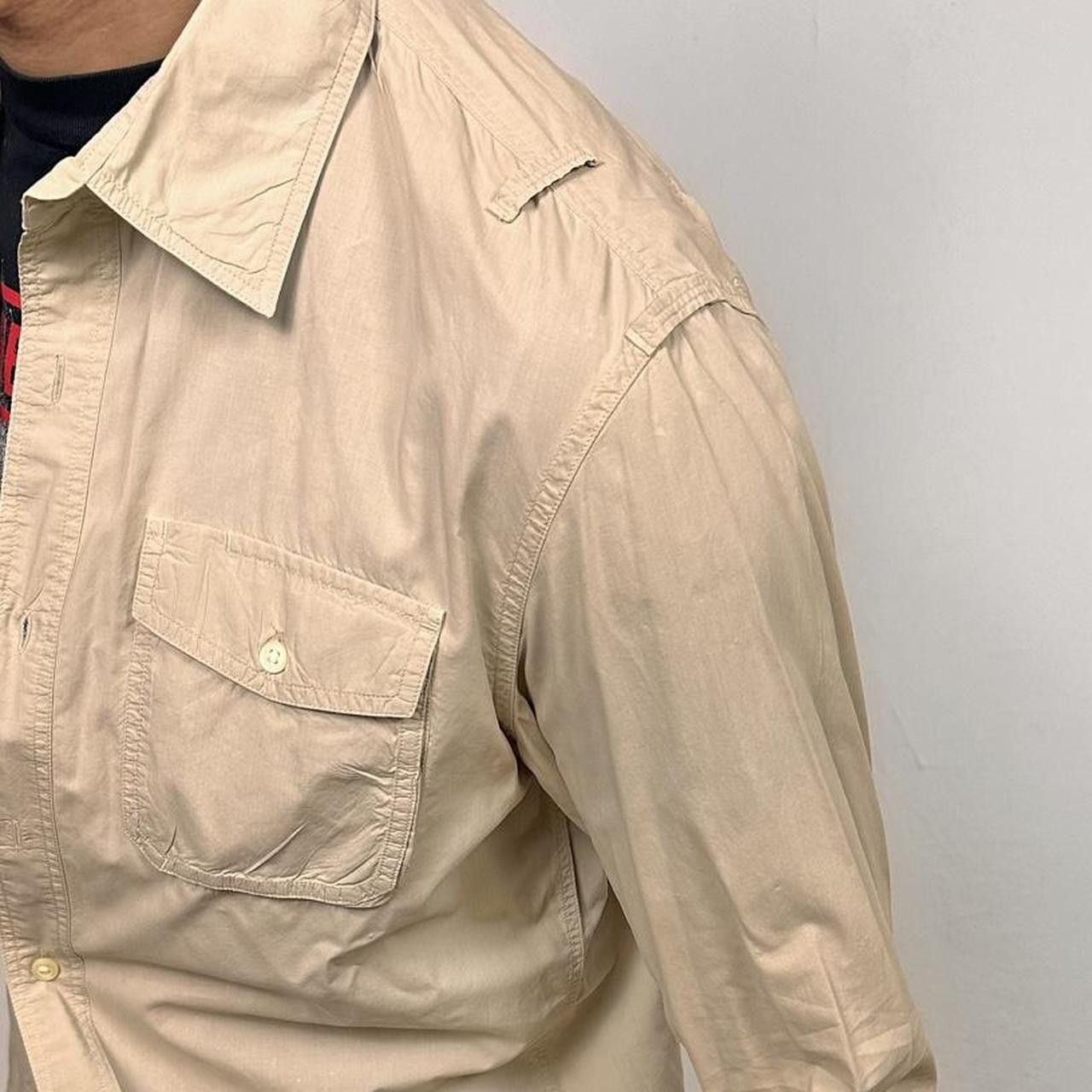 Banana Republic Banana Republic Tan Safari Button Up Shirt - Medium Size US M / EU 48-50 / 2 - 6 Thumbnail