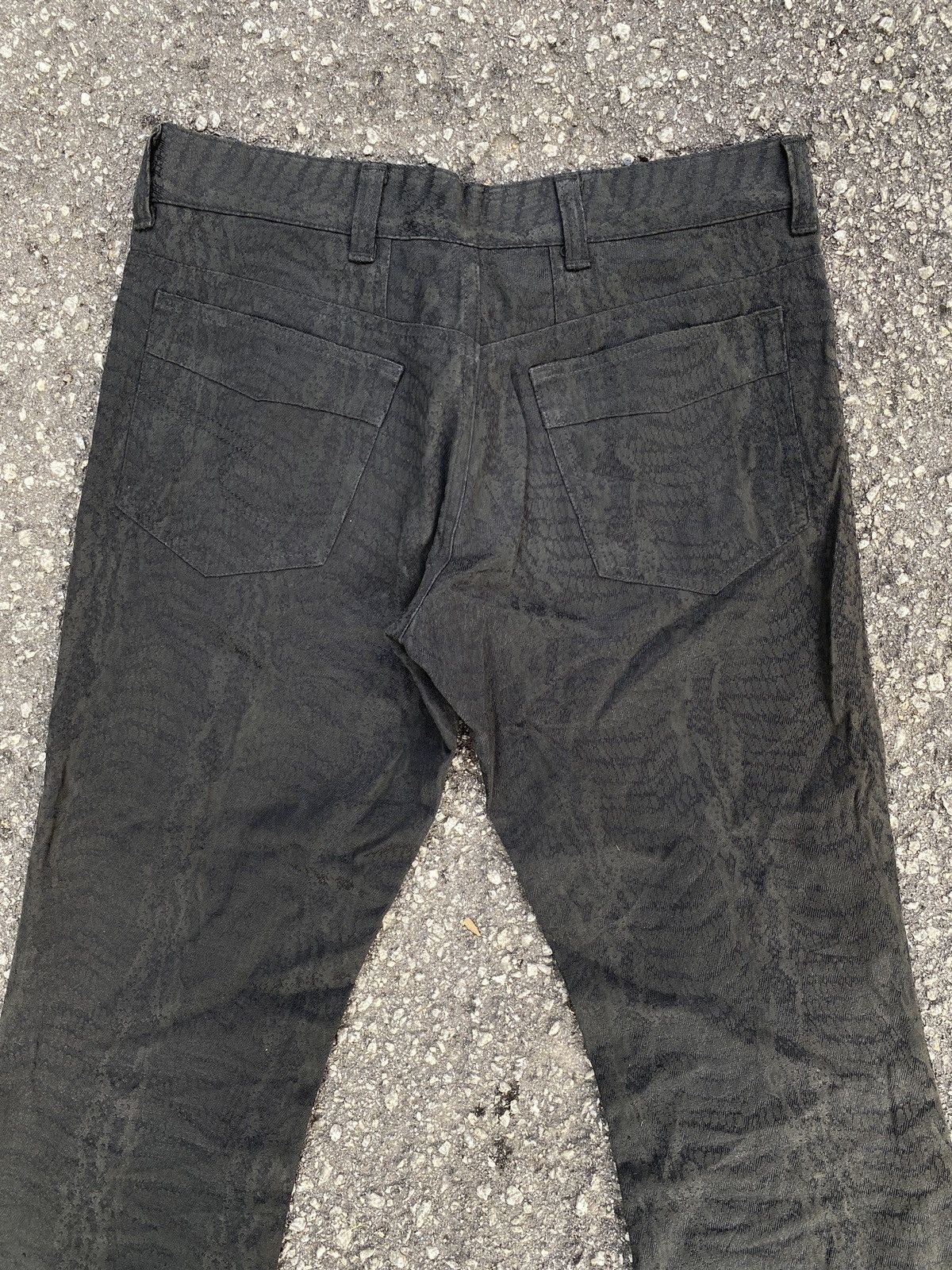 Japanese Brand Japanese Vintage Semantics Design Snake Print Flare Pant Size US 33 - 6 Thumbnail