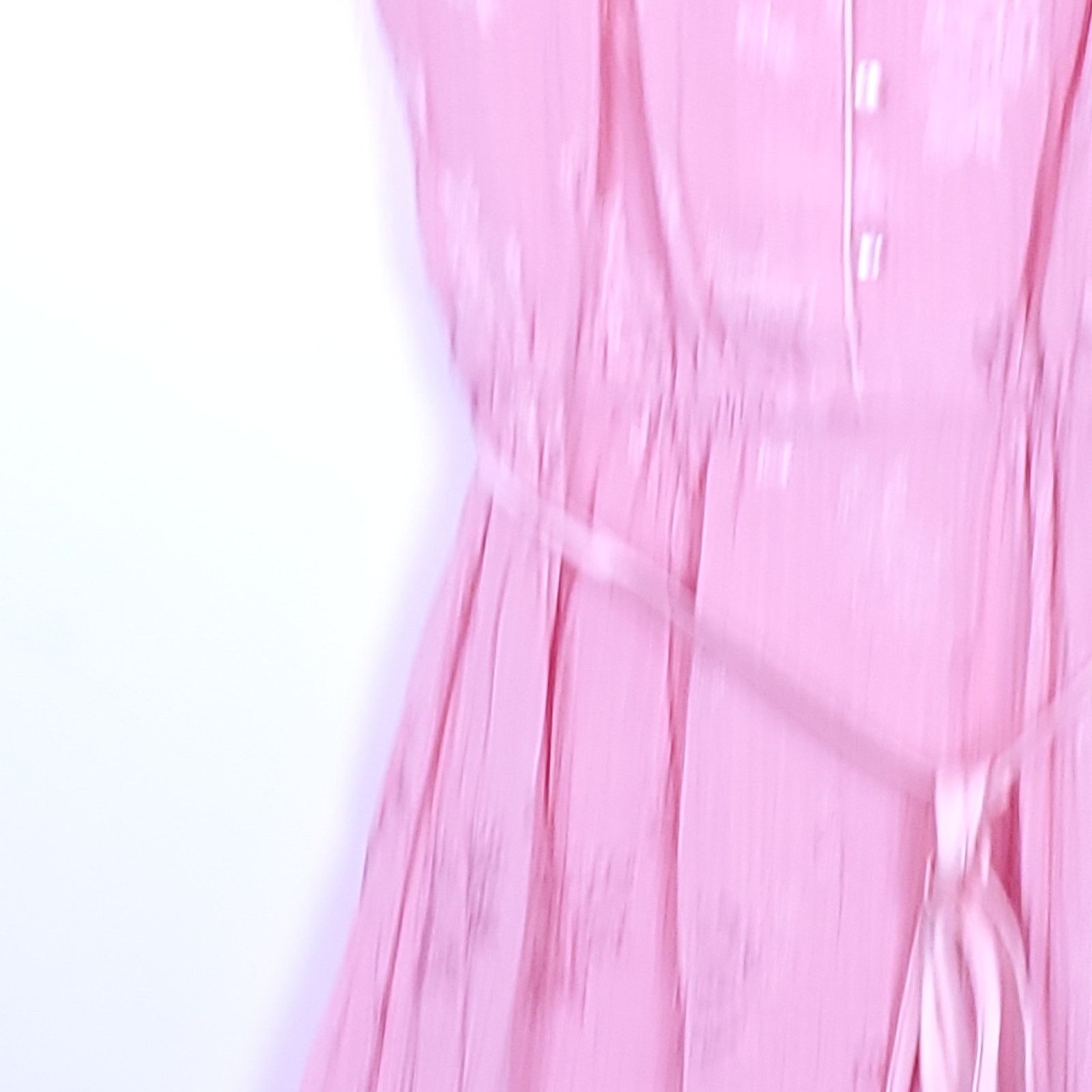 Vintage Vintage 1950s Pink Shirtwaist Dress 11 Floral Pin Up Retro Size L / US 10 / IT 46 - 7 Thumbnail