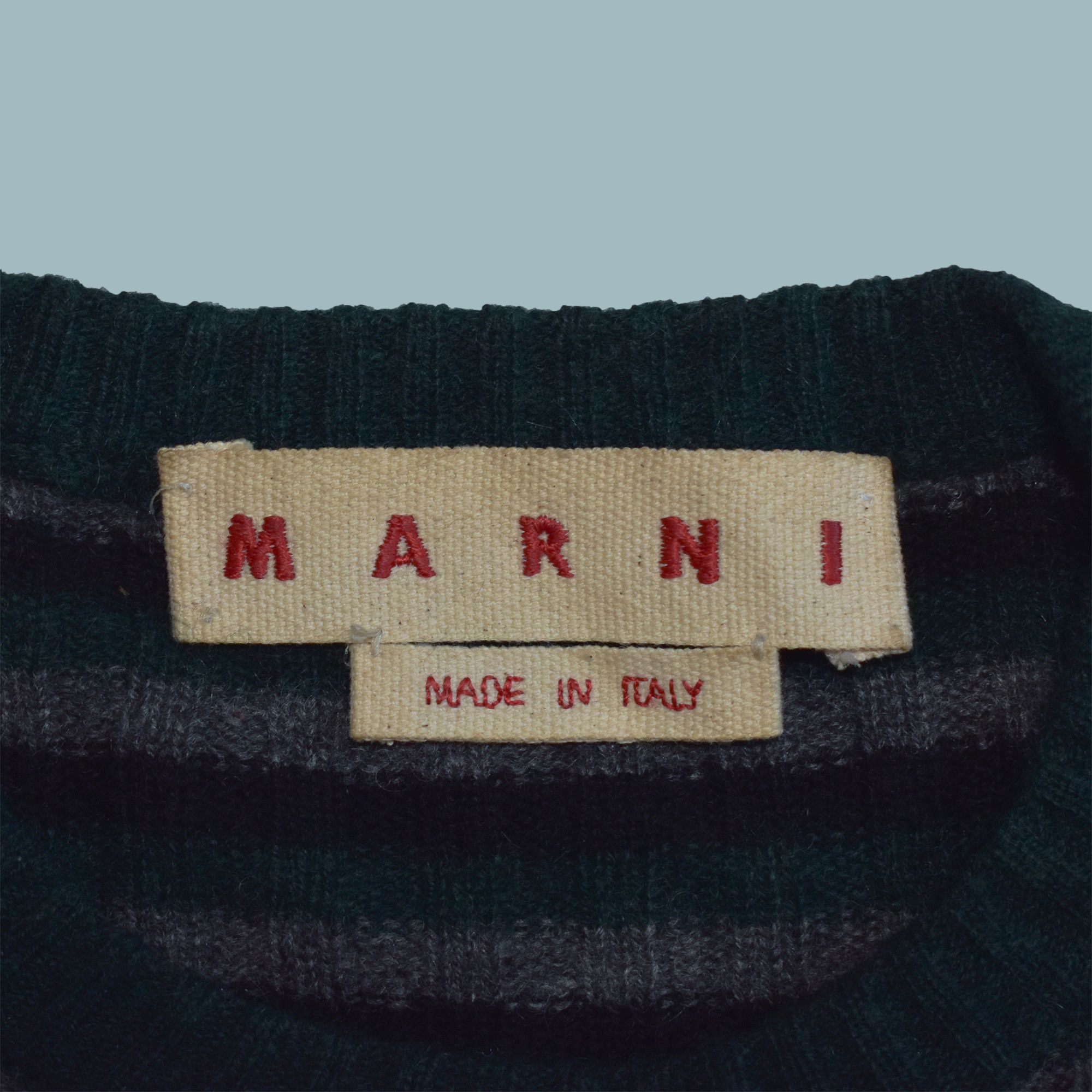 Marni MARNI Striped Cashmere Knit Sweater Size US M / EU 48-50 / 2 - 2 Thumbnail