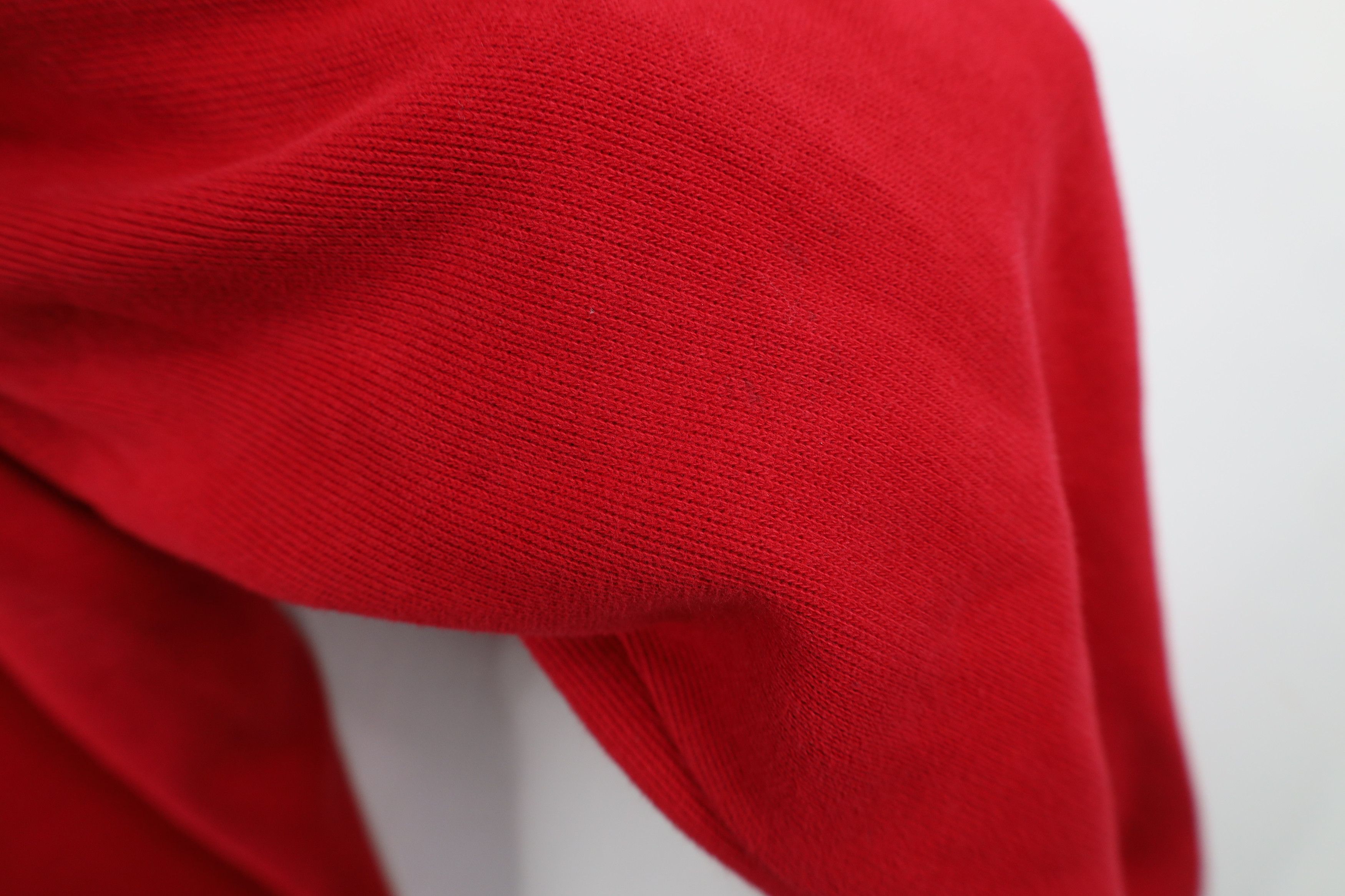 Polo Ralph Lauren Vintage Y2K Ralph Lauren Ribbed Knit 1/4 Zip Sweater Red Size US XXL / EU 58 / 5 - 12 Thumbnail