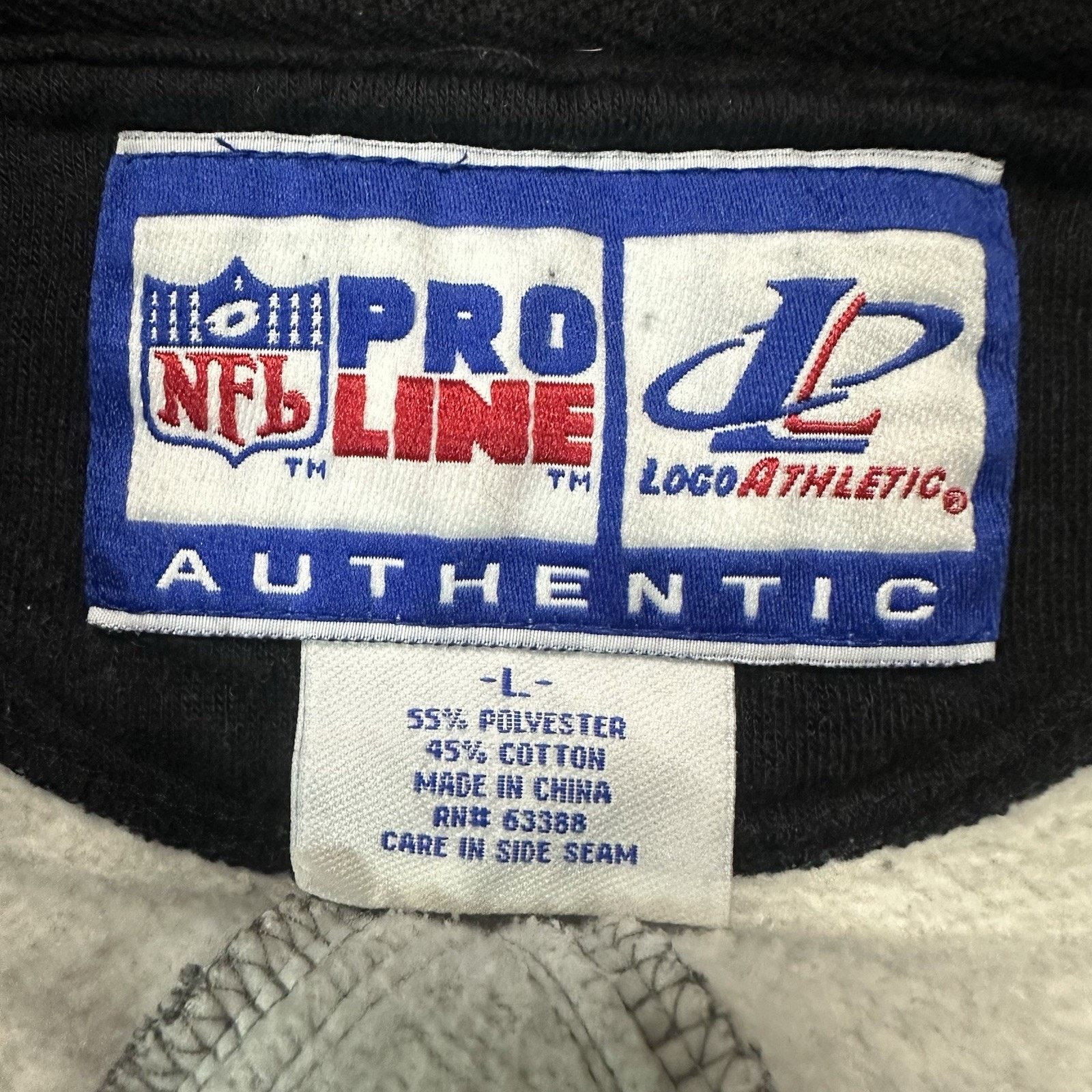 Logo Athletic × NFL × Vintage Vintage 90s Logo Athletic Los Angeles Raiders Sweatshirt Size US L / EU 52-54 / 3 - 4 Thumbnail
