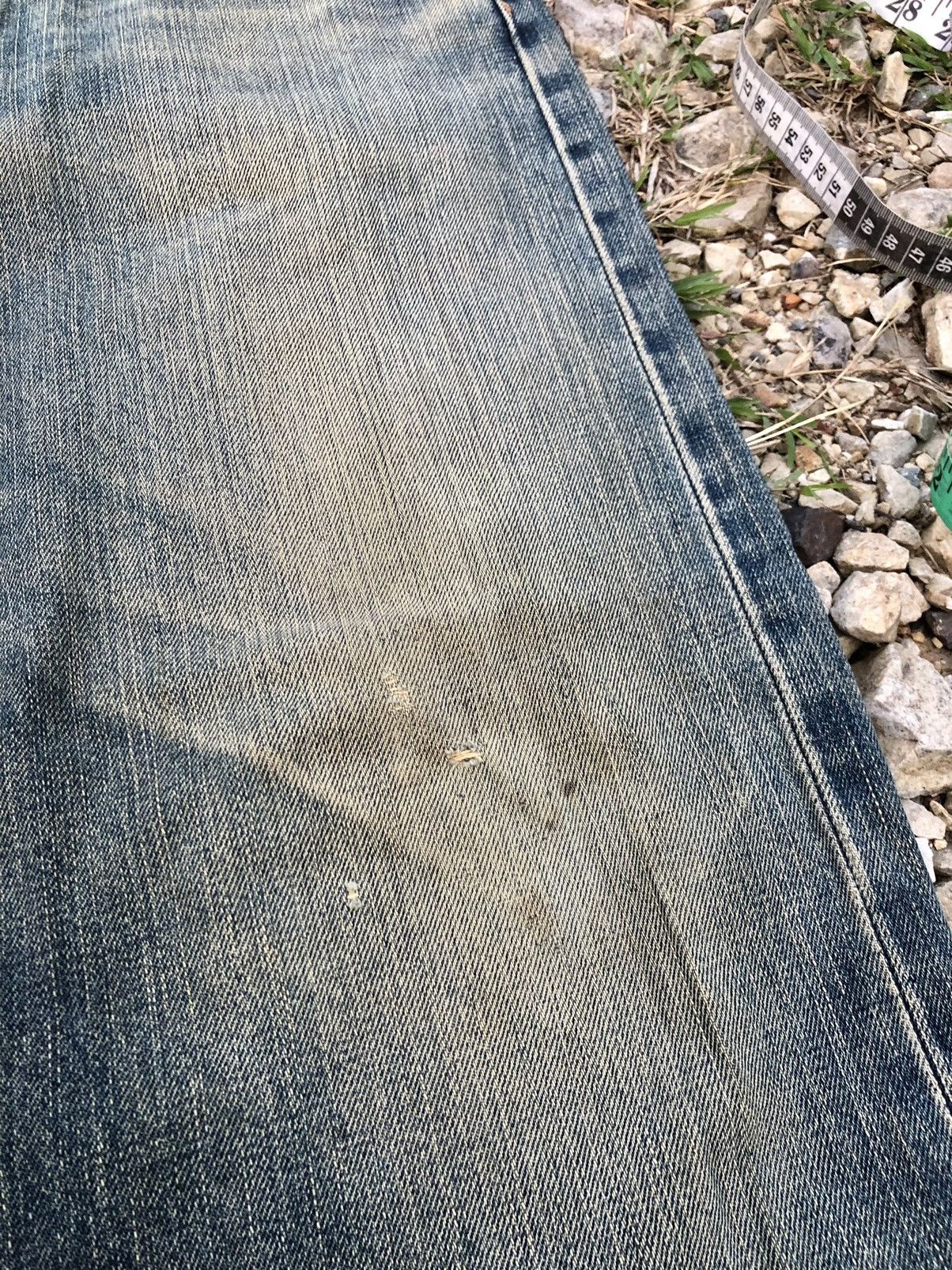 Edwin WIDE LEG RUSTY DISTRESSED SELVEDGE DENIM Size US 32 / EU 48 - 6 Thumbnail