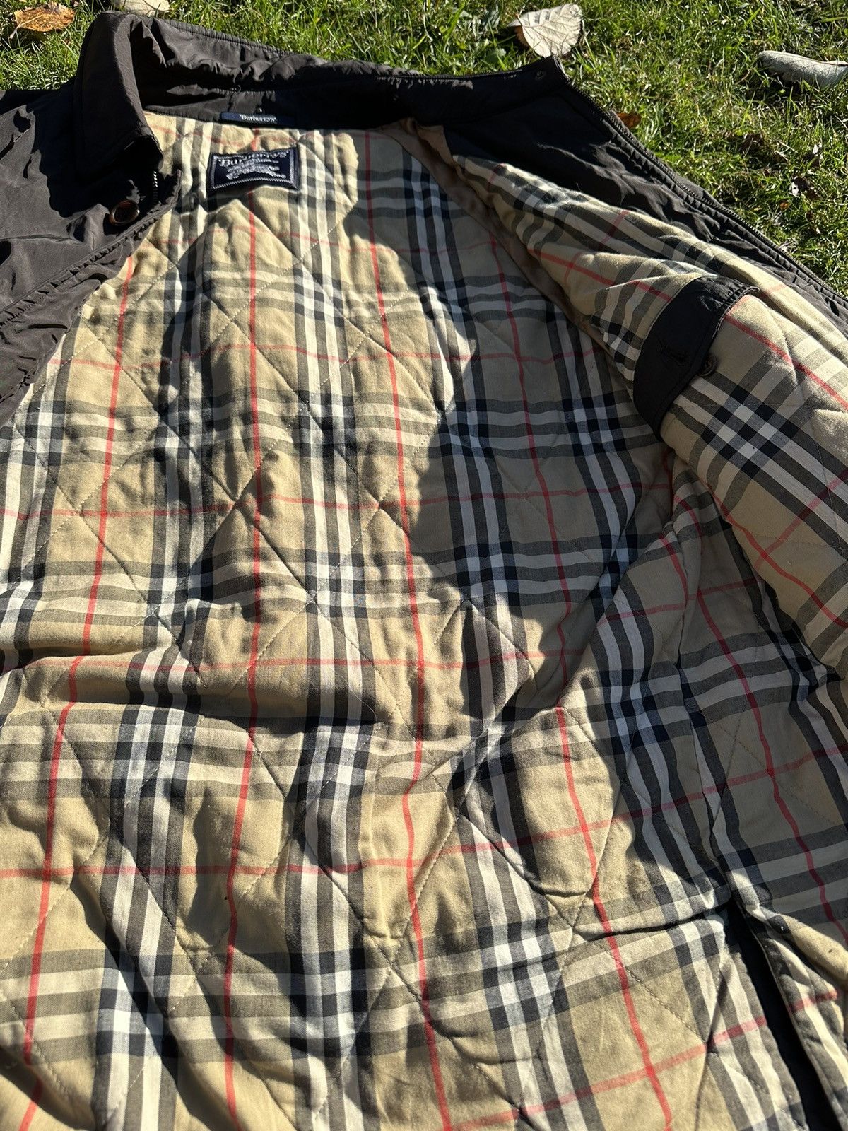 Vintage Burberry coat XL