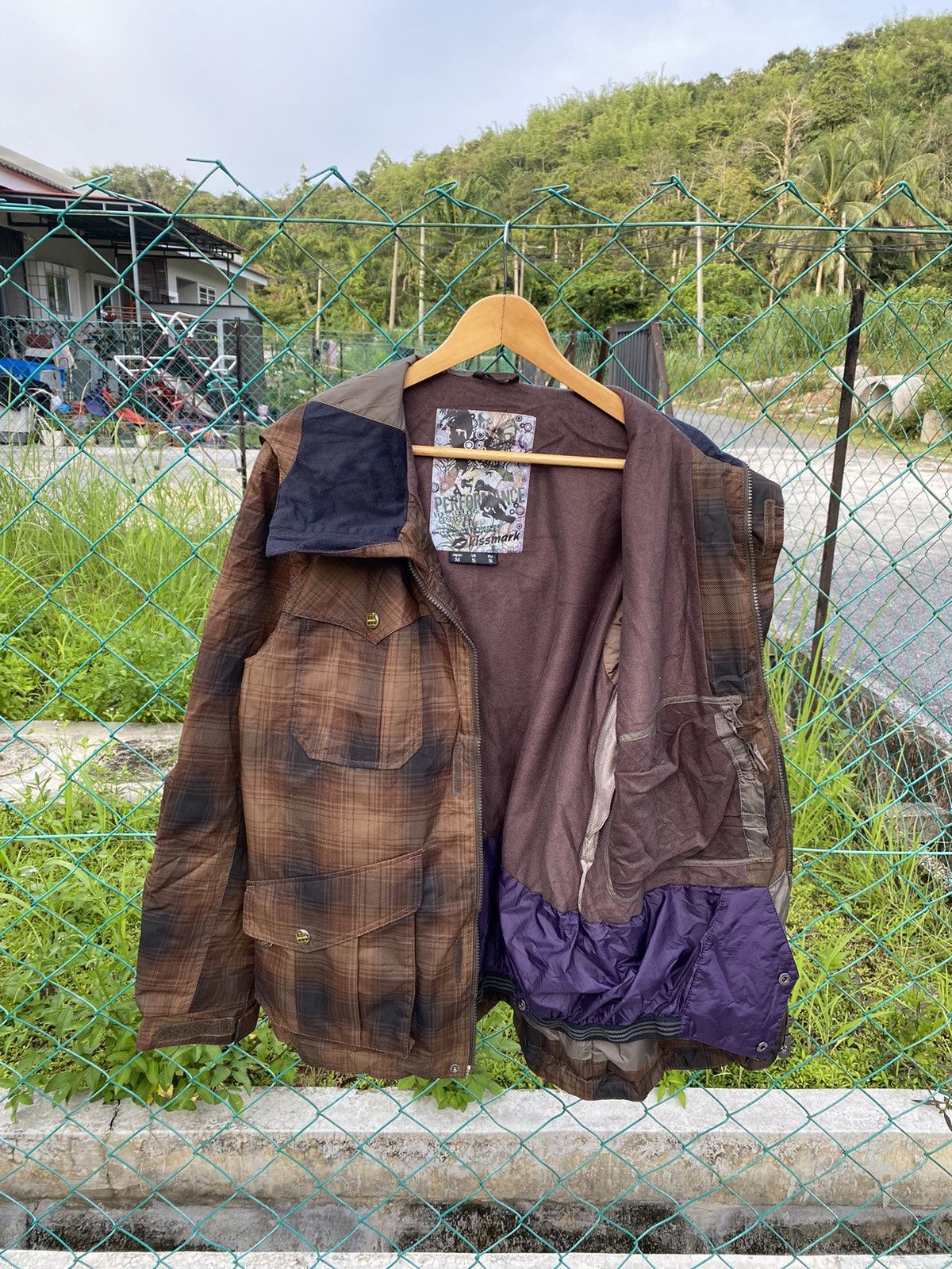 Japanese Brand ⚡️Steals⚡️ Kissmark shadowplaid ski jacket Size US L / EU 52-54 / 3 - 3 Thumbnail