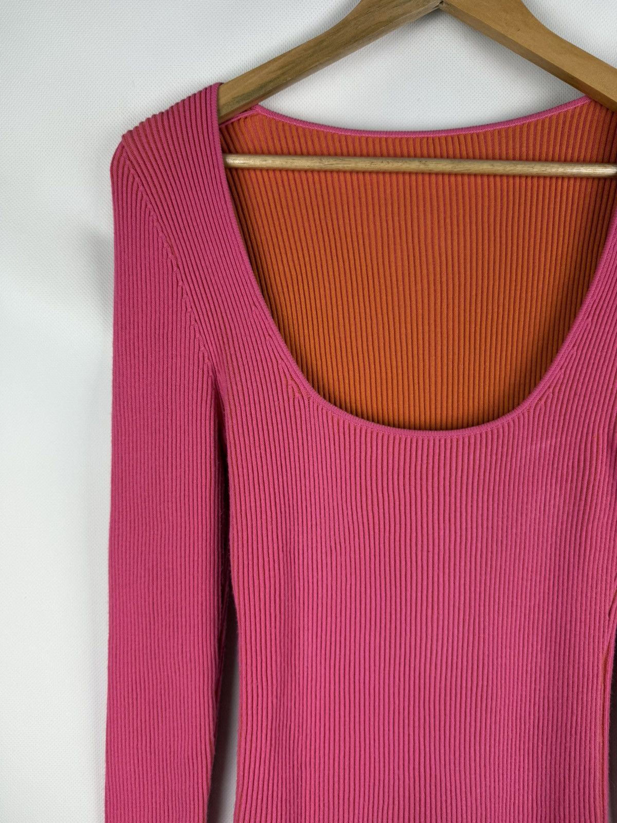 Jacquemus Jacquemus Reversible Ribbed Knitted Viscose Sweater Pullover Size M / US 6-8 / IT 42-44 - 4 Thumbnail