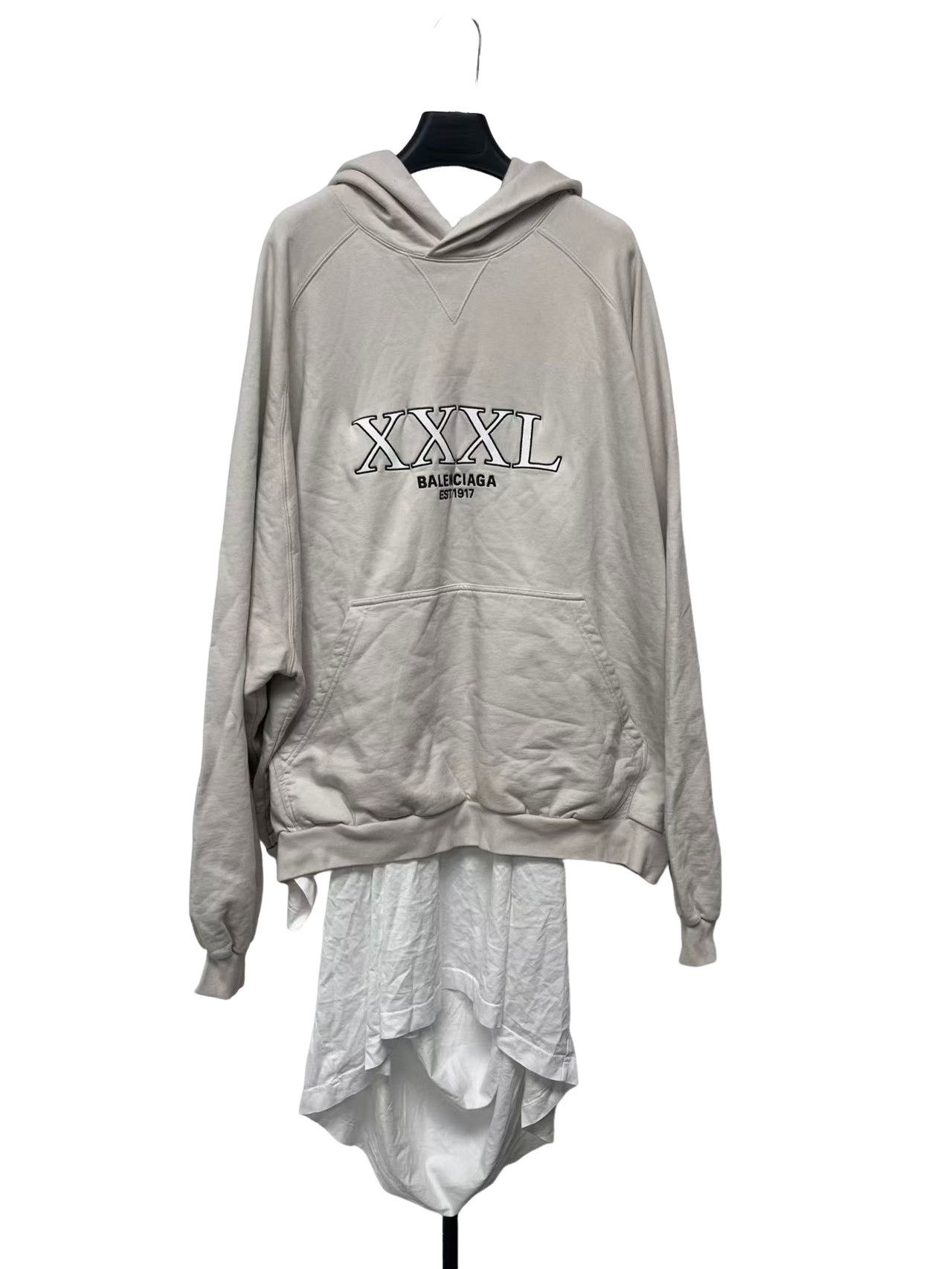 Balenciaga Balenciaga XXXXL Logo Oversized Hoodie Size 3 Size US L / EU 52-54 / 3 - 1 Thumbnail