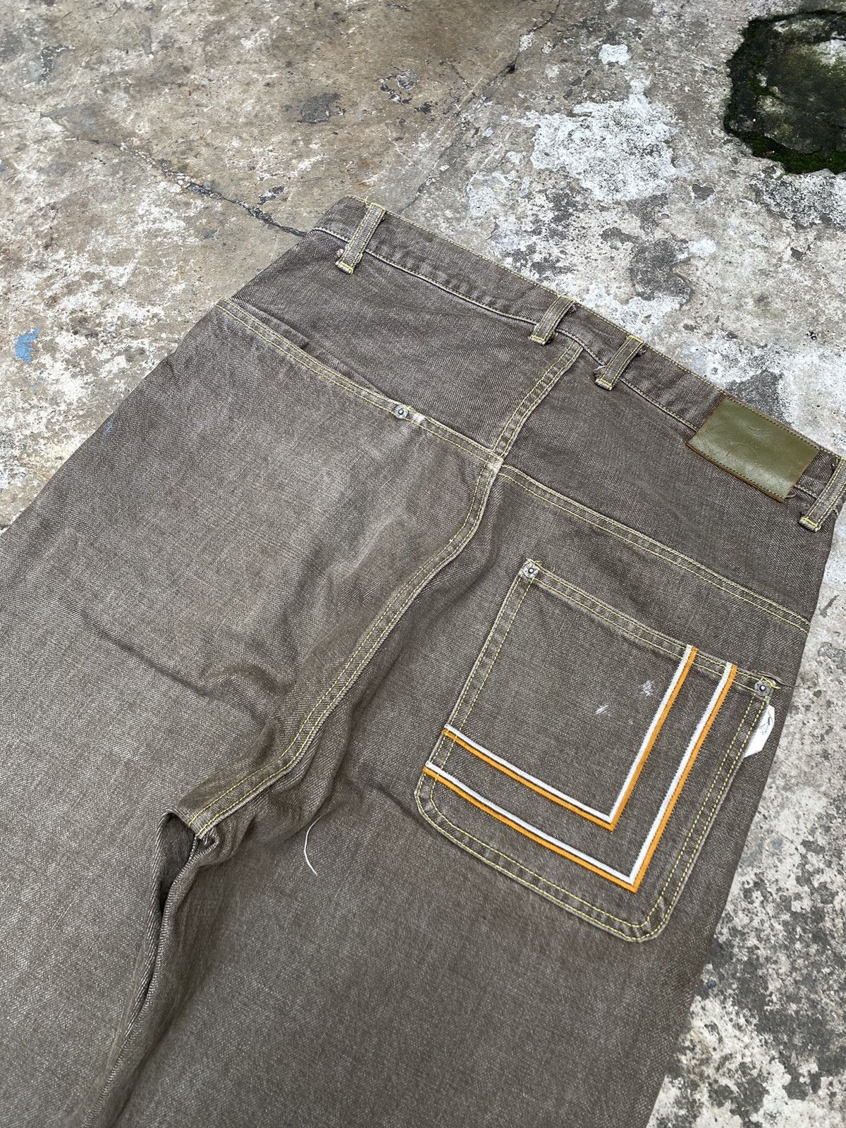 Japanese Brand Japanese Brand Doarat Inc Barrel Brown Denim Pants Size US 32 / EU 48 - 5 Thumbnail