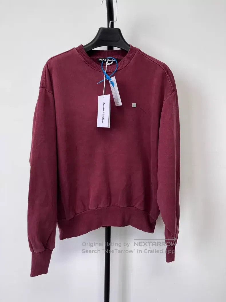 Acne Studios Acne Studios Merlot Colored Sweatshirt Size XXS / US 00 / IT 34 - 1 Thumbnail