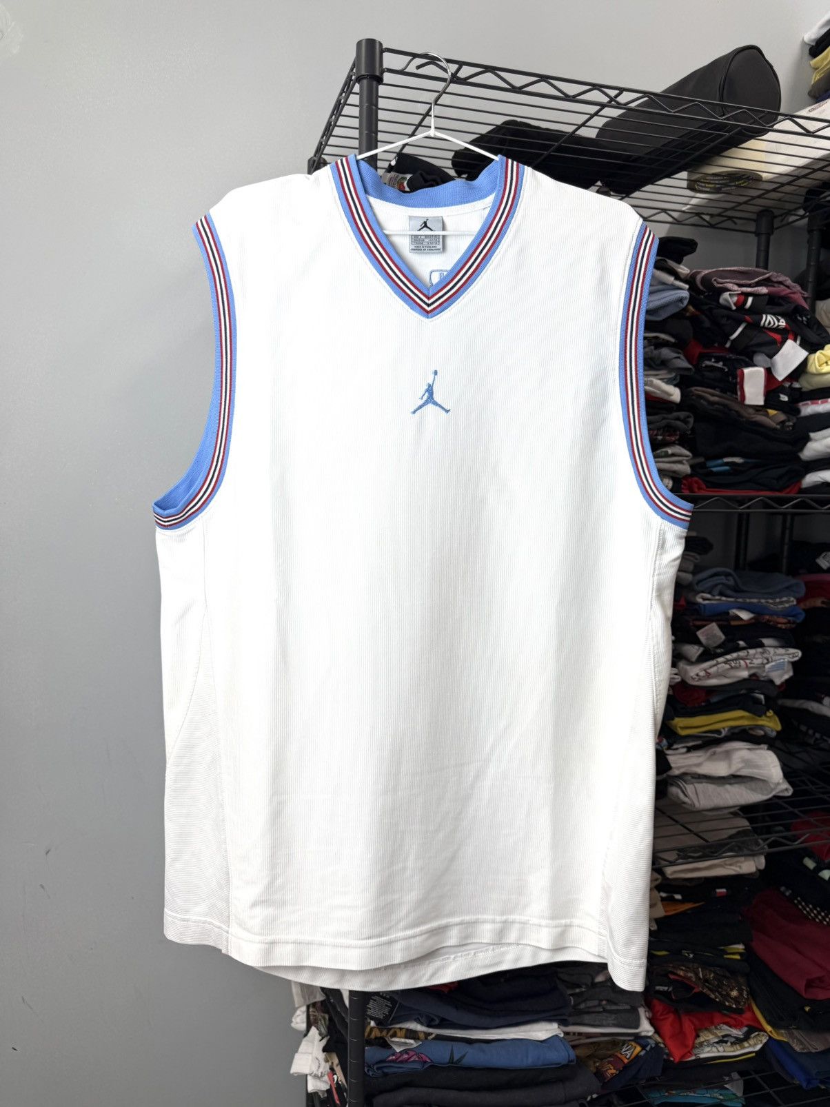 Jordan Brand 💥Rare! 90’s Vintage Nike Michael Jordan Sleeveless T Shirt Size US L / EU 52-54 / 3 - 2 Thumbnail