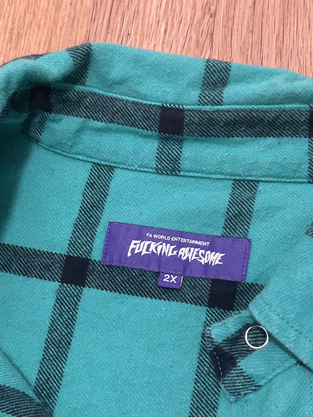 Fucking Awesome Fucking Awesome flannel FA skater SB streetwear Size US XXL / EU 58 / 5 - 4 Thumbnail