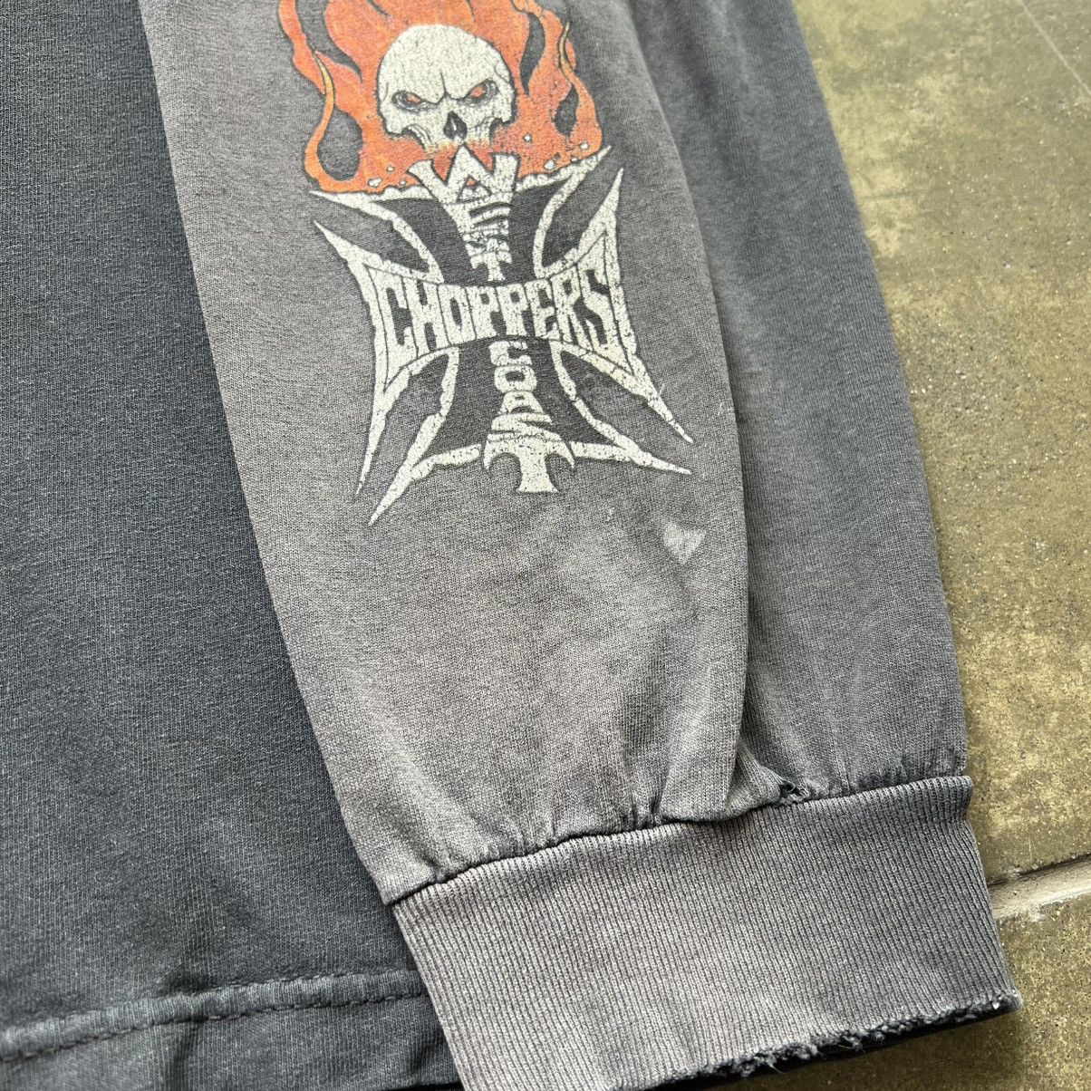 Alstyle VTG ‘00s Y2K West Coast Choppers L/S Tee Shirt Biker Size US XXL / EU 58 / 5 - 4 Thumbnail