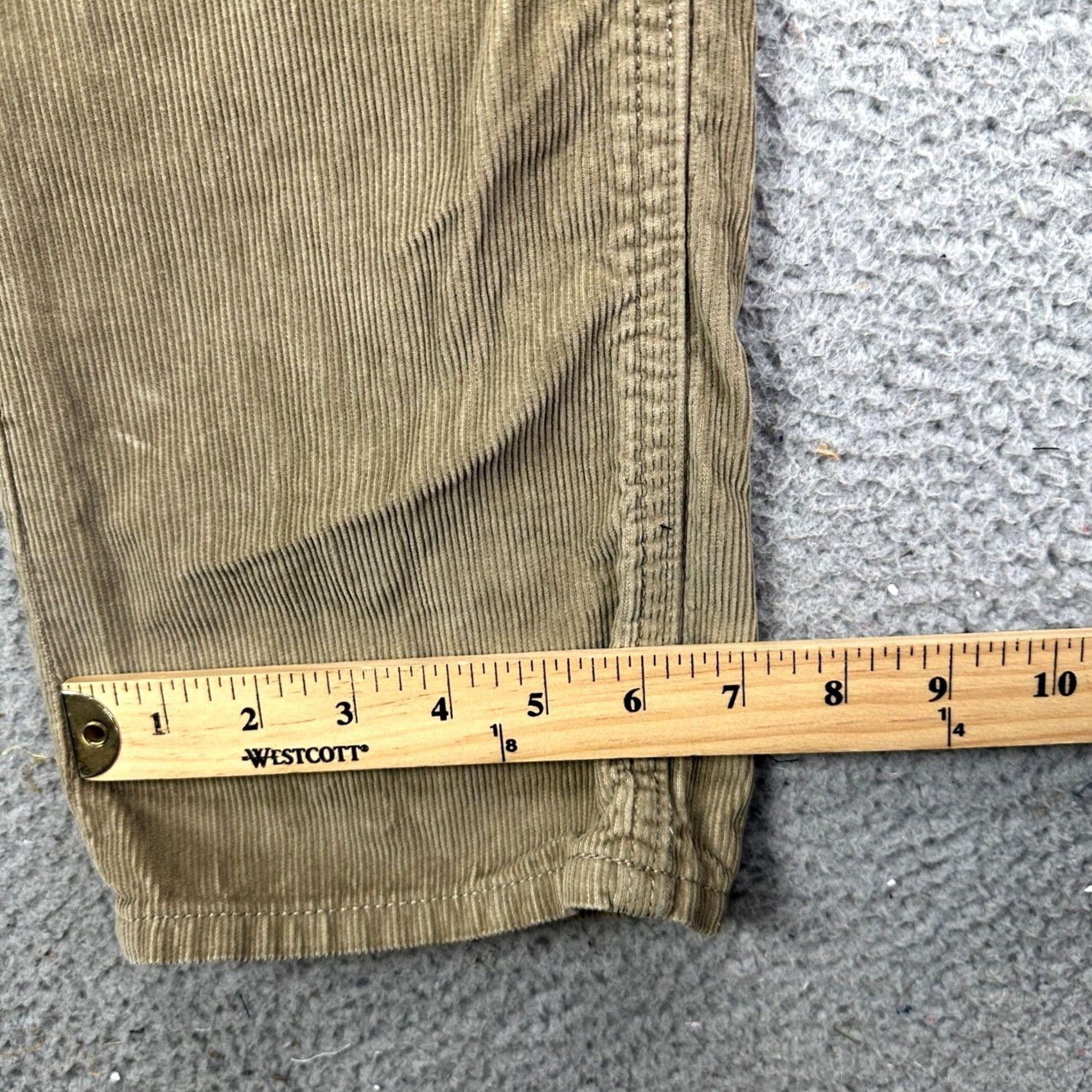 Banana Republic Banana Republic Corduroy Pants Mens 31X32 Tan Flat Front 5 Pockets Pima Cotton Corduroy Straight Leg Casual Preppy Reg Size US 31 - 7 Thumbnail
