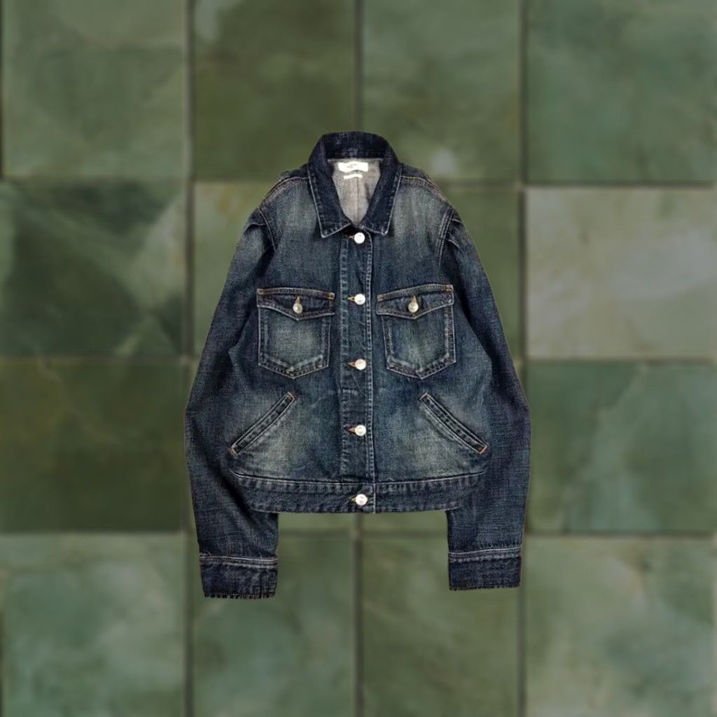 Vintage Isabel Marant Étoile Bolinea Denim Puff Sleeve Jacket Womens Regular 38 Blue Denim Jacket Vintage No Size XS / US 0-2 / IT 36-38 - 1 Thumbnail