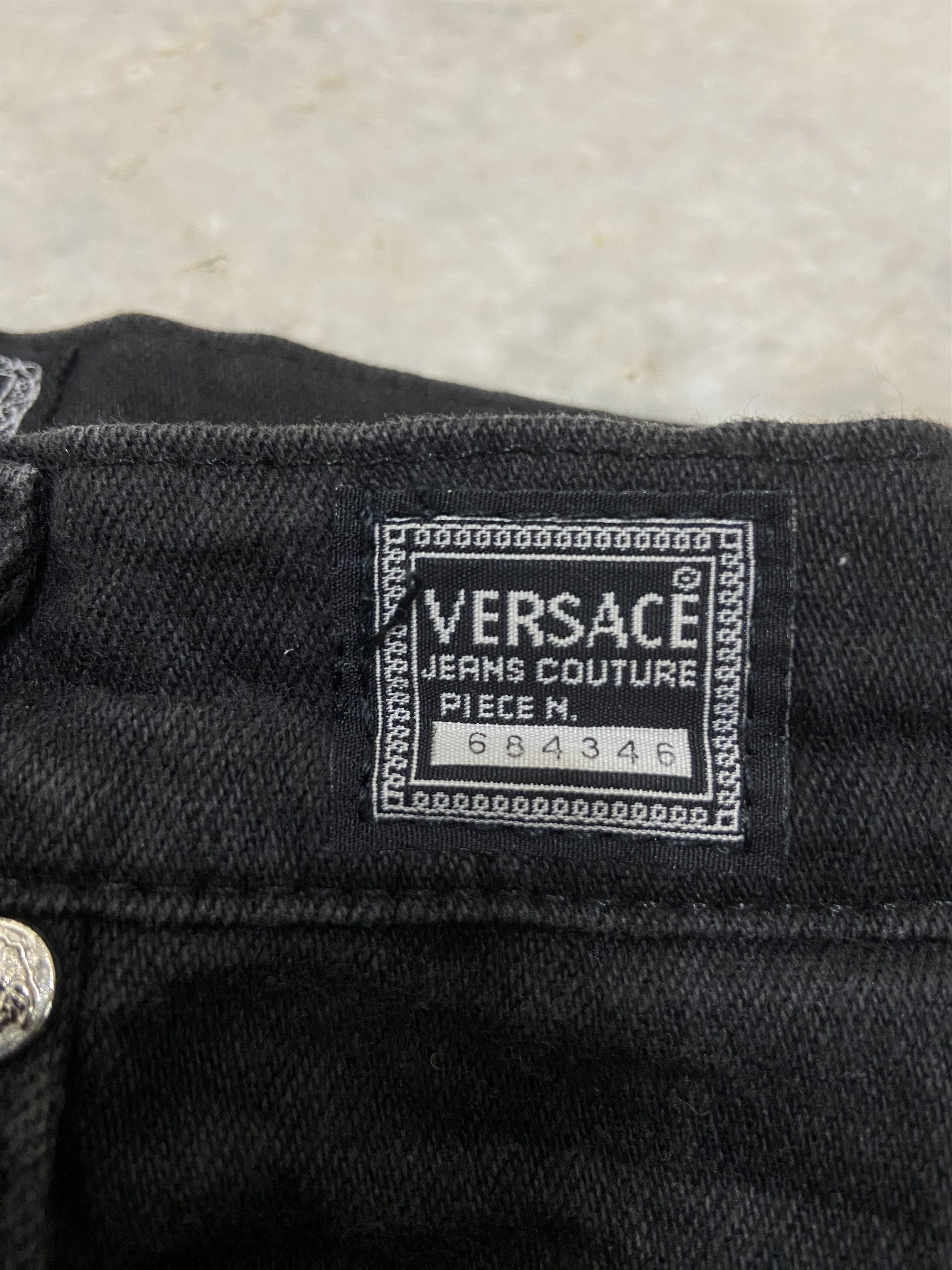 Versace Versace Jeans Couture Super Black jeans Size US 29 - 4 Thumbnail