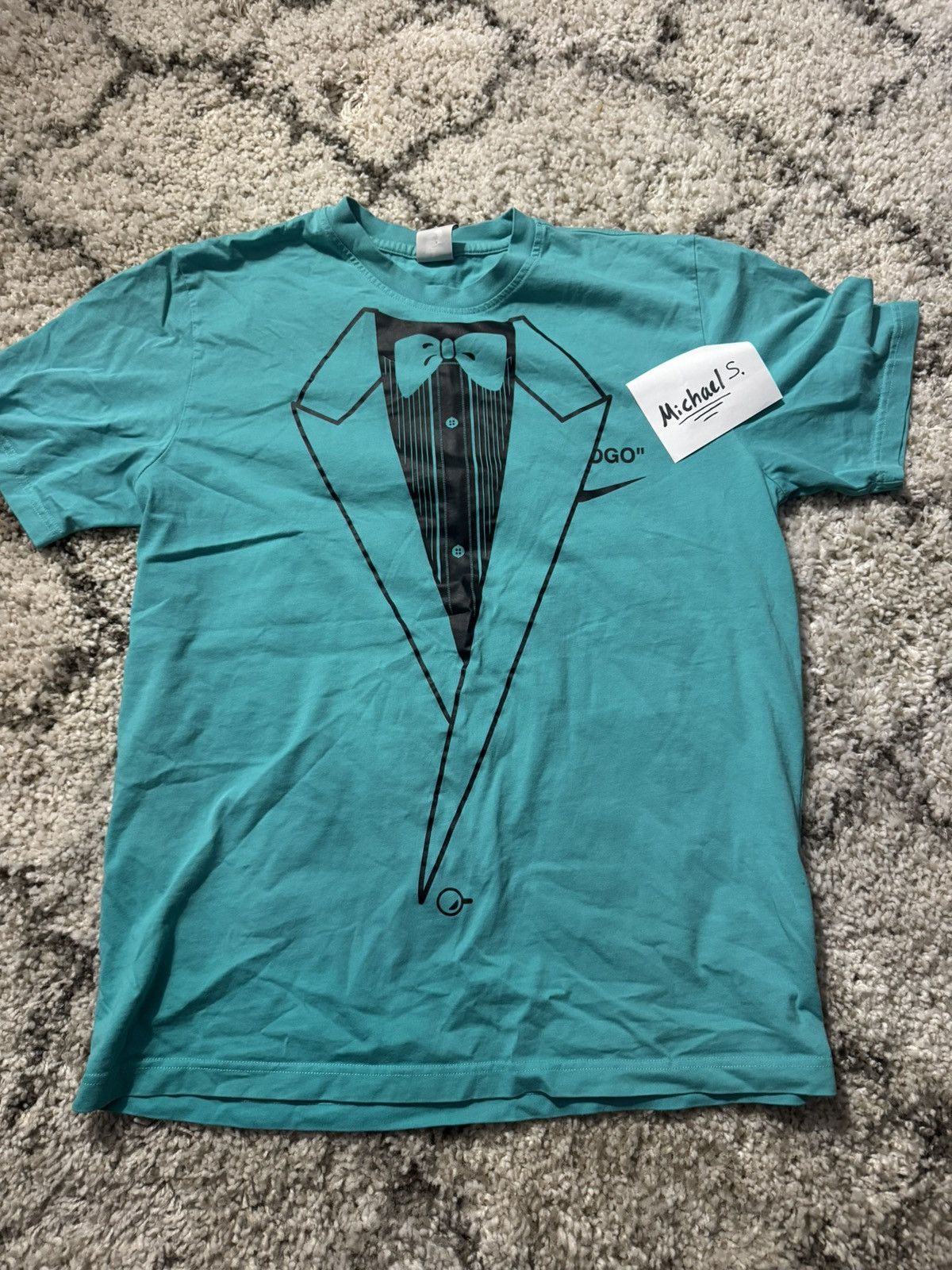 Off-White OFF White x Nike Tux Shirt Size US L / EU 52-54 / 3 - 1 Thumbnail