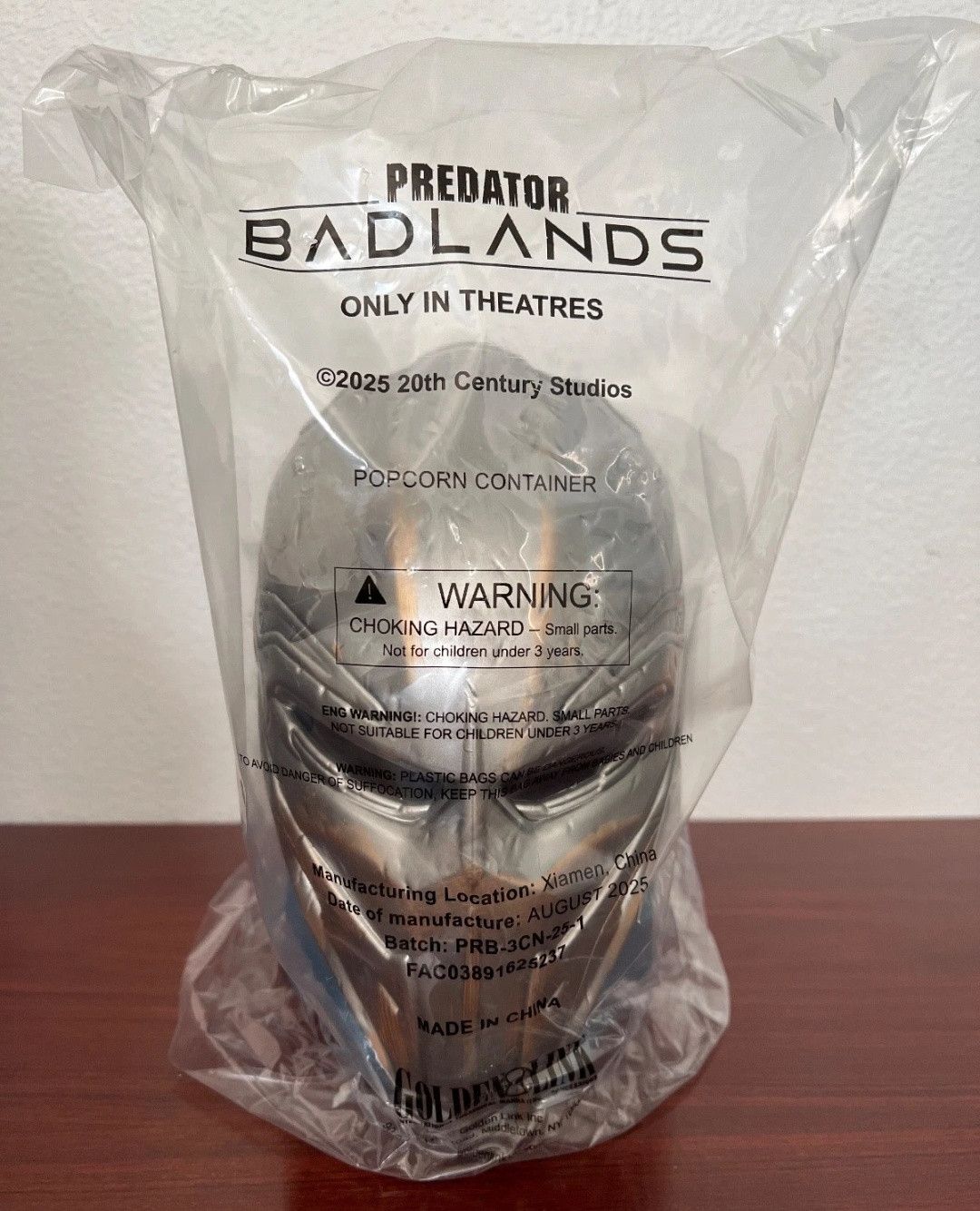 Other Predator Badlands Exclusive Mask Popcorn Bucket Size ONE SIZE - 2 Thumbnail