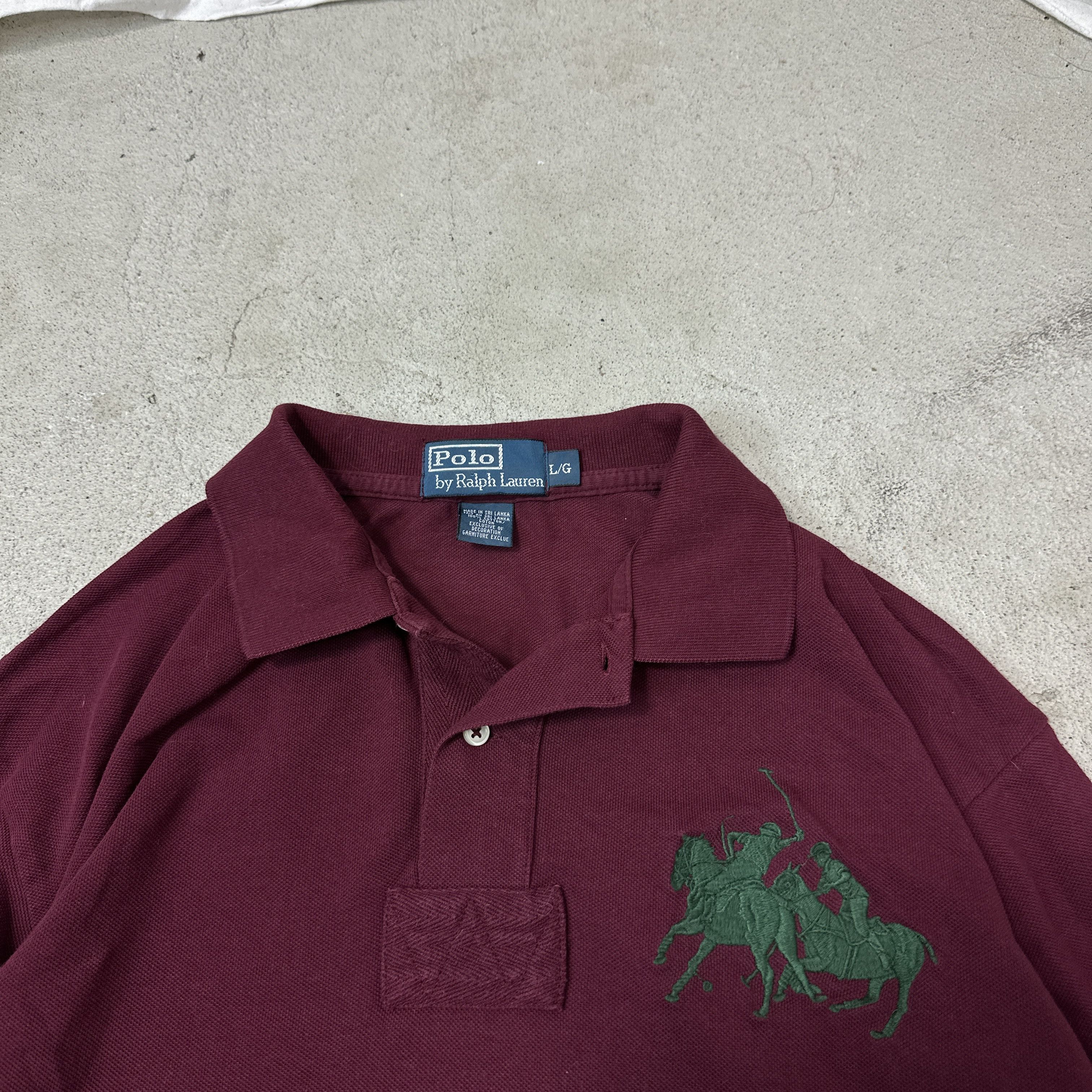 Polo Ralph Lauren Vintage Streetwear Polo Ralph Lauren Big Pony Longsleeve Y2K Size US L / EU 52-54 / 3 - 2 Thumbnail