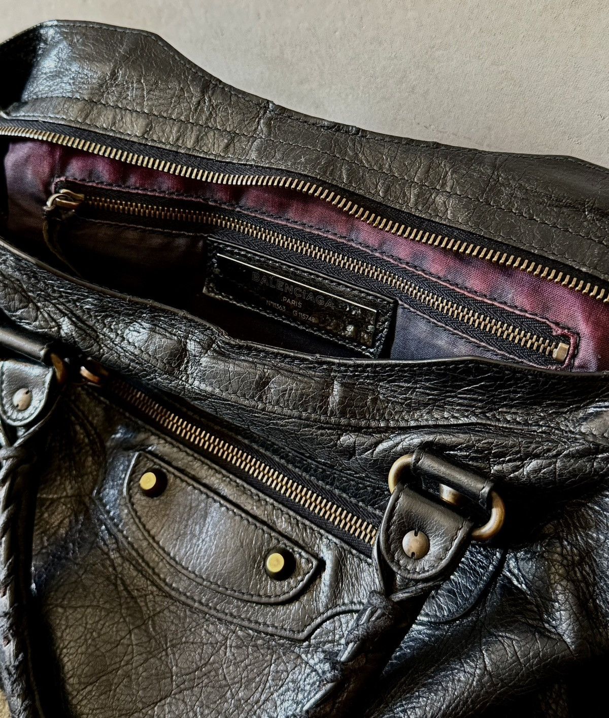 Balenciaga Balenciaga - 2000’s - Classic Motorcycle City - Lambskin Bag Size ONE SIZE - 16 Thumbnail