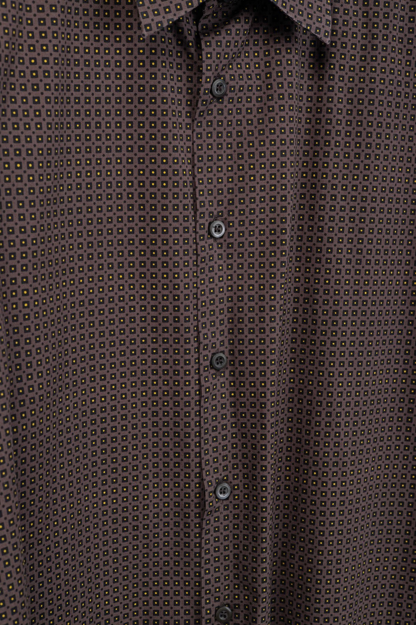Prada Prada Dotted-Square-Print Cotton-Poplin Buttoned Shirt Size US XL / EU 56 / 4 - 7 Thumbnail