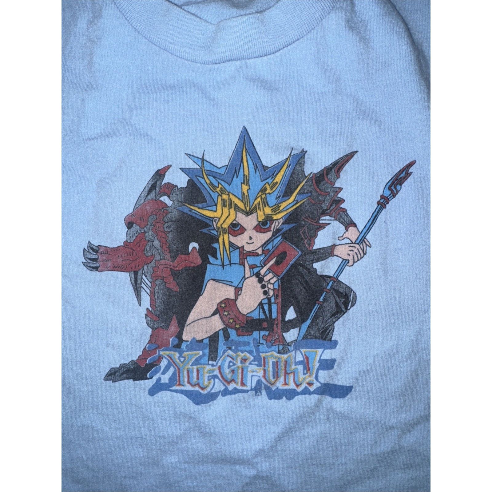 Vintage Vintage Kids Yu-Gi-Oh! T-Shirt Blue Anime TCG Small Size US S / EU 44-46 / 1 - 2 Thumbnail