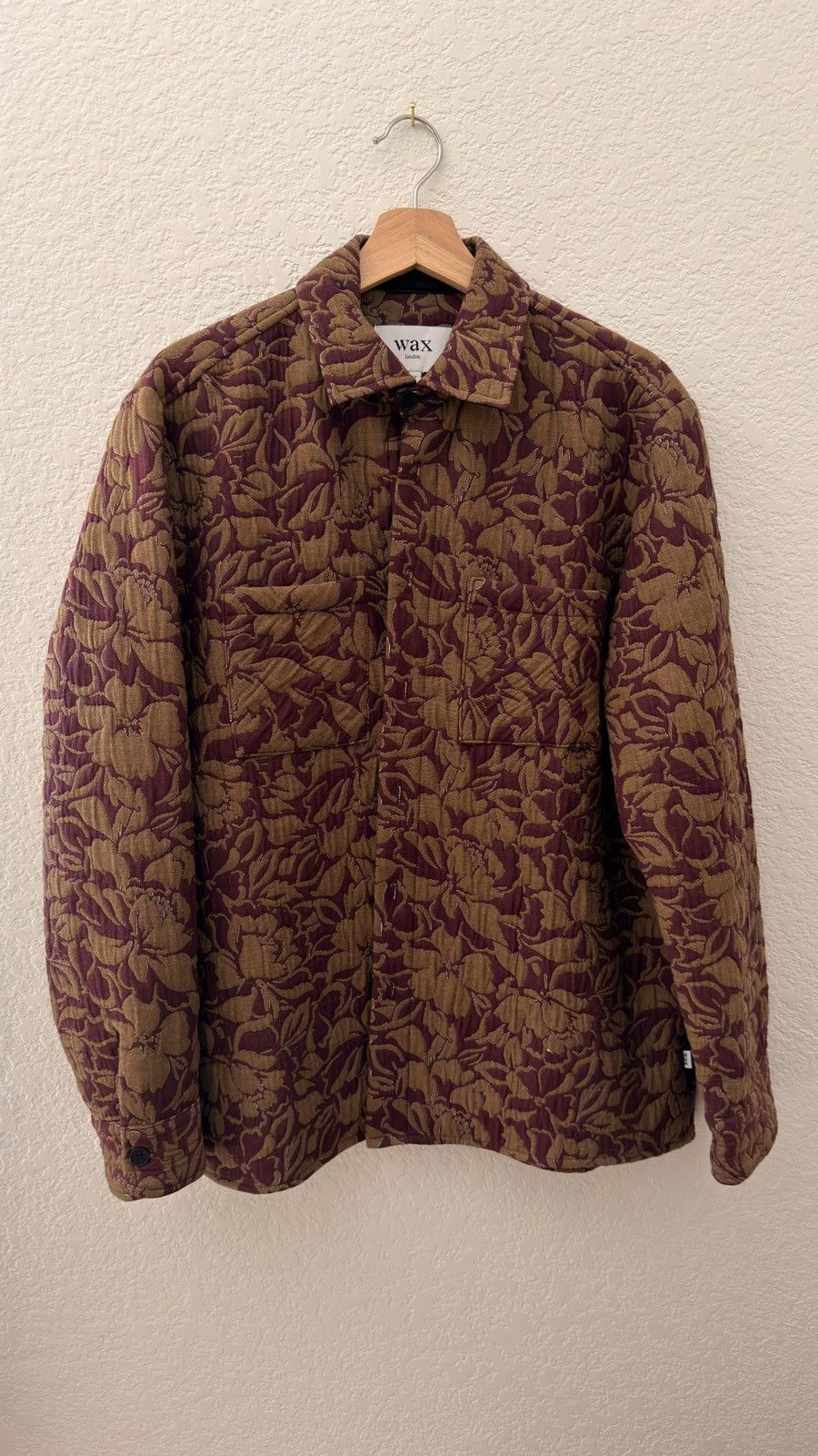 Wax London Wax London Floral Overshirt Purple/Gold Size US M / EU 48-50 / 2 - 1 Preview