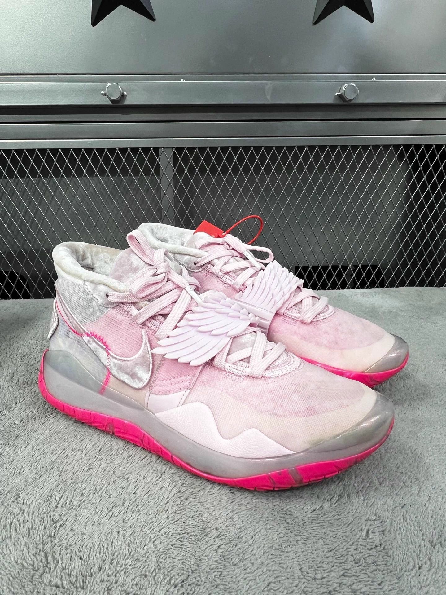 Nike Nike KD 12 What The Aunt Pearl Breast Cancer Candy Pink Size US 9.5 / EU 42-43 - 3 Thumbnail