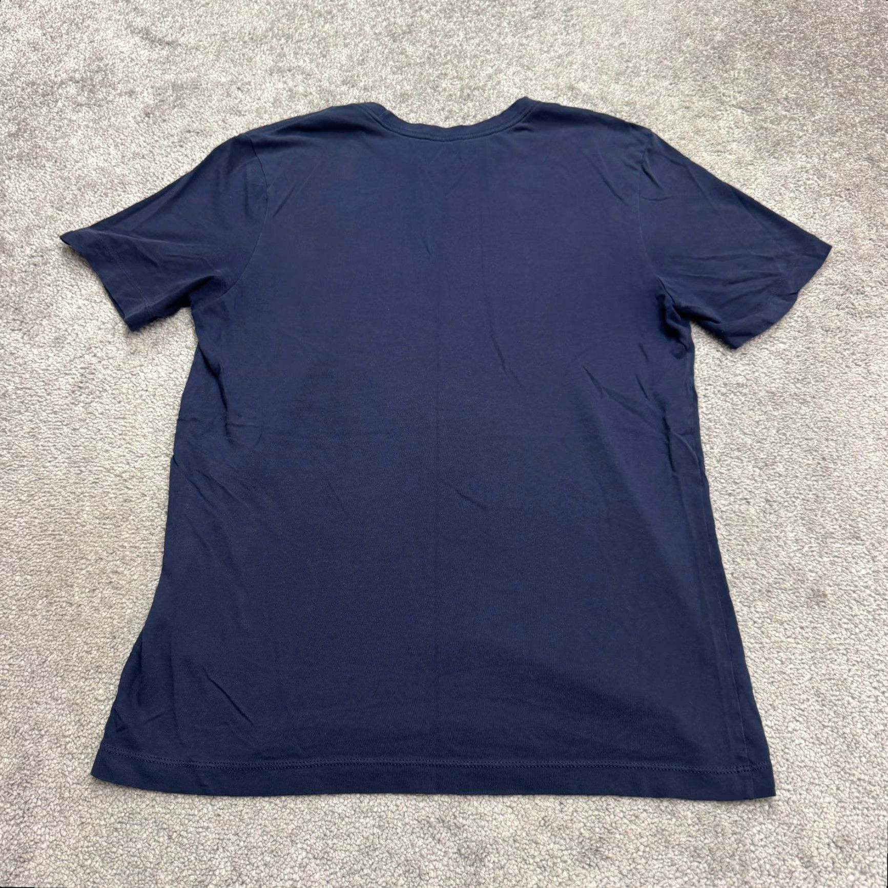 Nike Nike Dri-Fit T-Shirt Mens Medium Navy Blue Football - Nike Shirt Mens M Blue 90s? Size US M / EU 48-50 / 2 - 2 Thumbnail